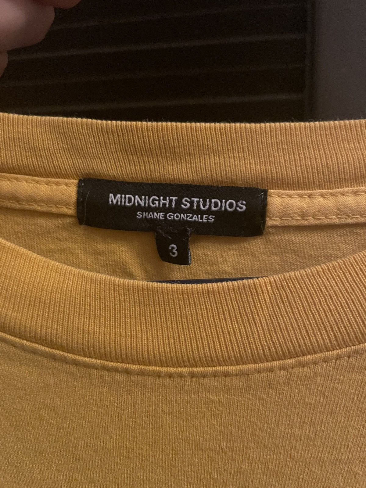 Midnight Studios Midnight Studios “Is it a crime?” 2018 Yellow LongSleeve Size US L / EU 52-54 / 3 - 3 Thumbnail