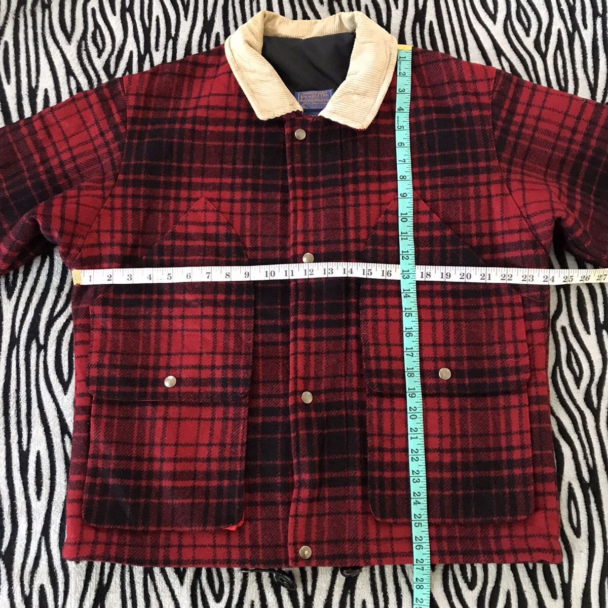 Pendleton 🔥Steals🔥80s Pendleton woolen mills jacket 100% virgin wool Size US M / EU 48-50 / 2 - 17 Thumbnail