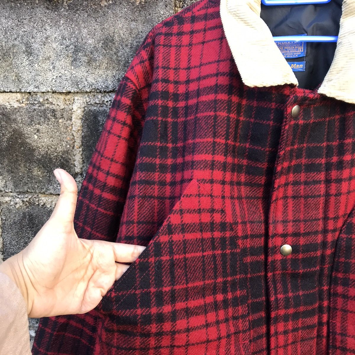 Pendleton 🔥Steals🔥80s Pendleton woolen mills jacket 100% virgin wool Size US M / EU 48-50 / 2 - 12 Thumbnail