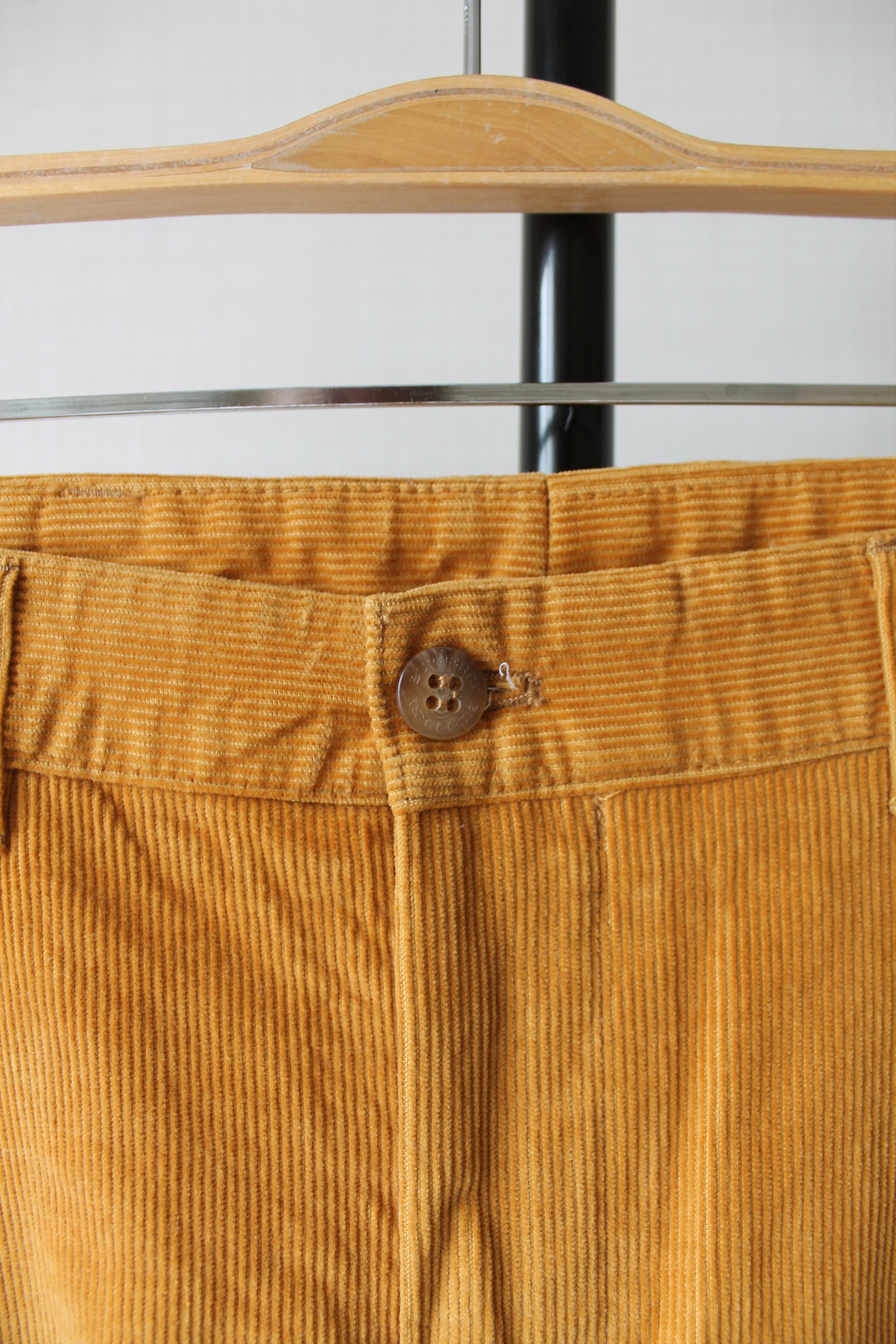 Burberry BURBERRY Sport Line Corduroy Cropped Pants Mustard Size US 34 / EU 50 - 3 Thumbnail