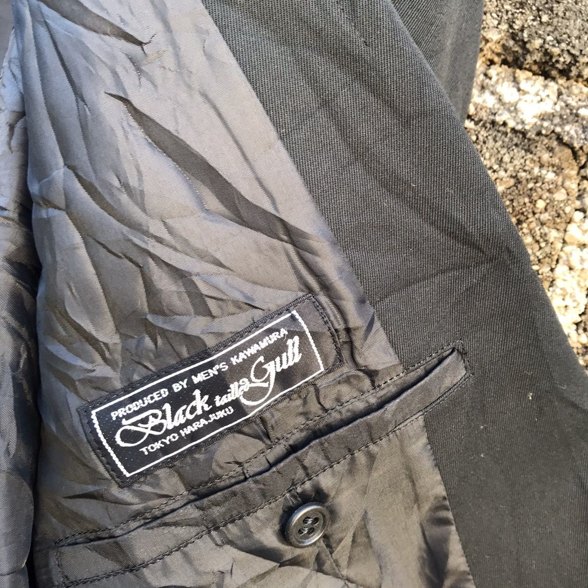 Japanese Brand Crop Jacket produced men’s kawamura black tailled Gul Tokyo Size US M / EU 48-50 / 2 - 19 Thumbnail