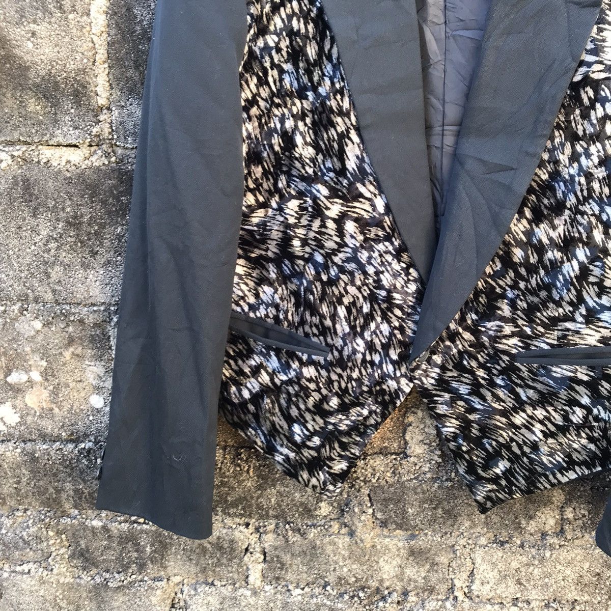 Japanese Brand Crop Jacket produced men’s kawamura black tailled Gul Tokyo Size US M / EU 48-50 / 2 - 12 Thumbnail