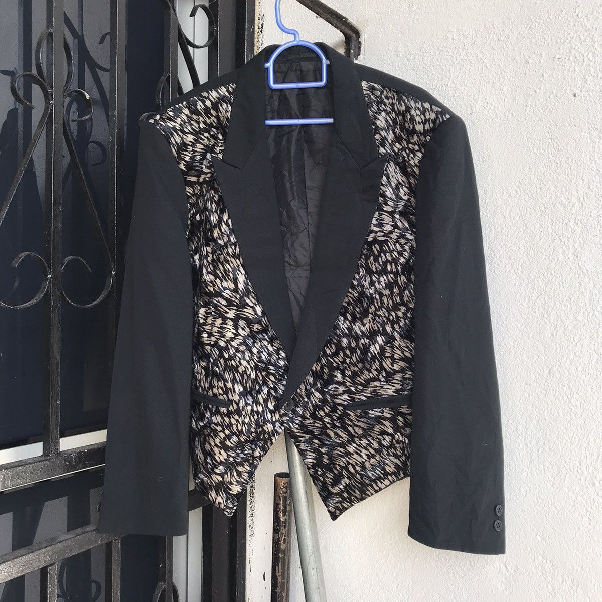Japanese Brand Crop Jacket produced men’s kawamura black tailled Gul Tokyo Size US M / EU 48-50 / 2 - 1 Thumbnail