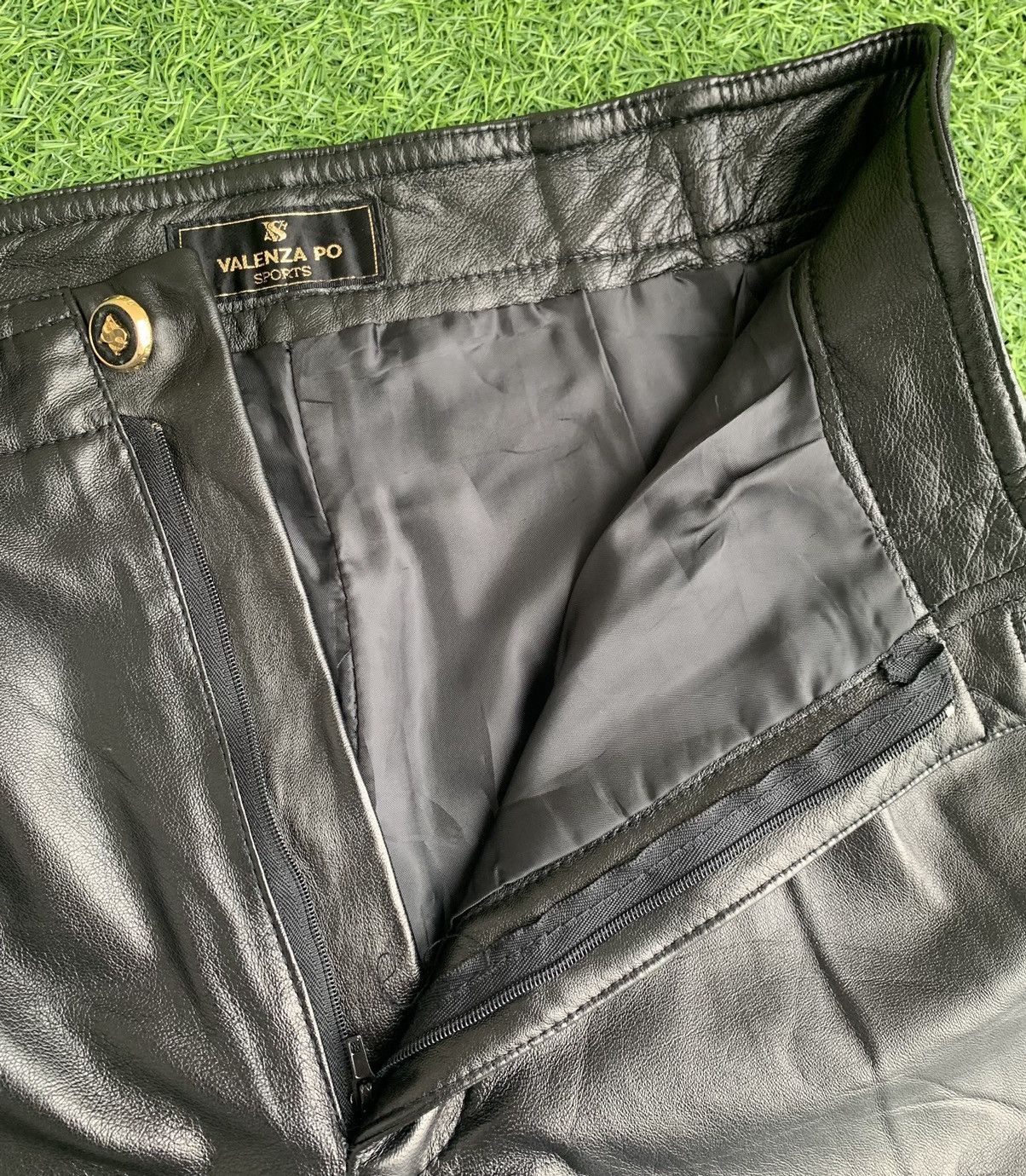 Genuine Leather Vintage Leather Valenza Po Sports Pants Size US 29 - 16 Thumbnail