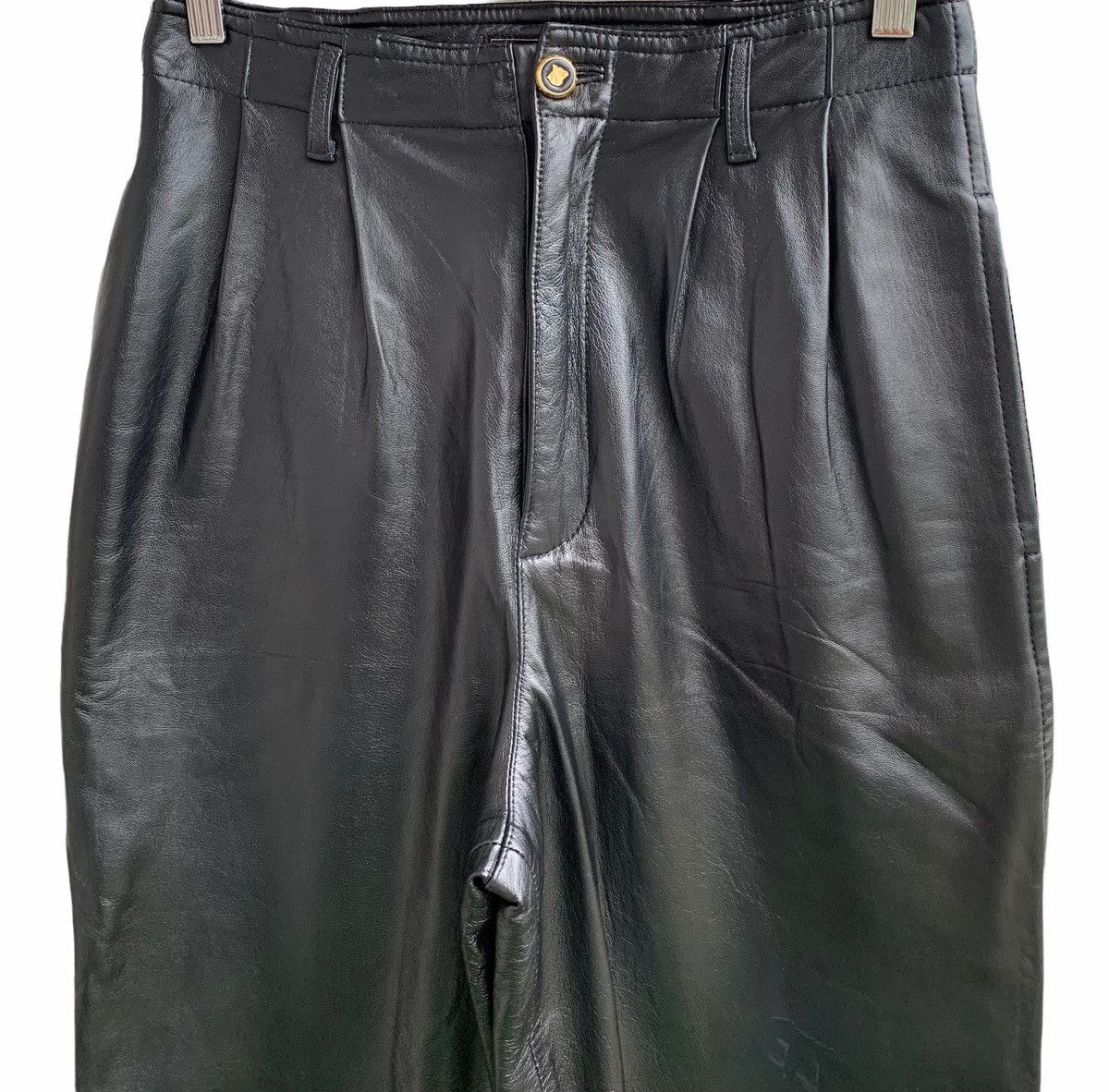 Genuine Leather Vintage Leather Valenza Po Sports Pants Size US 29 - 5 Thumbnail