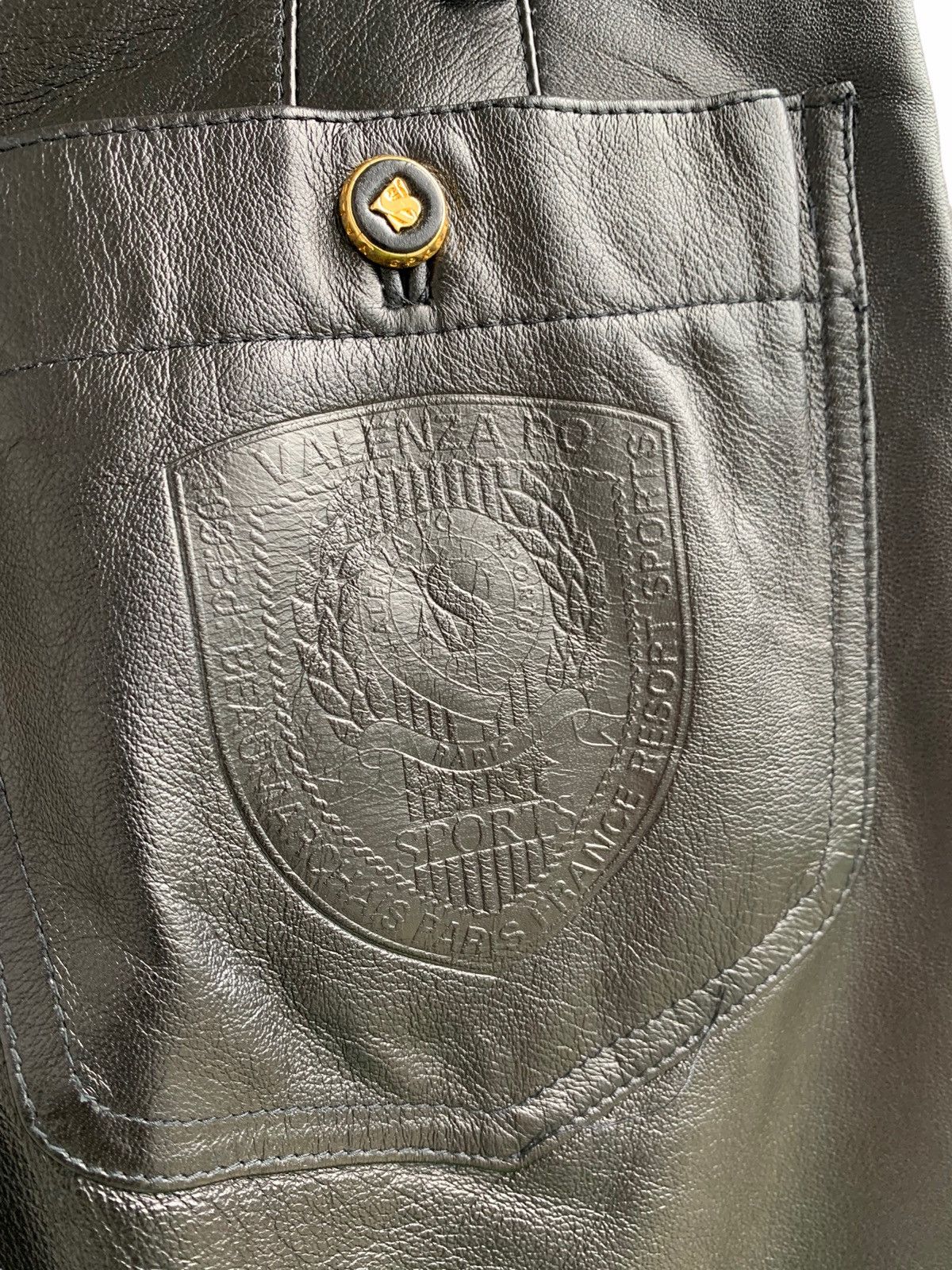 Genuine Leather Vintage Leather Valenza Po Sports Pants Size US 29 - 12 Thumbnail