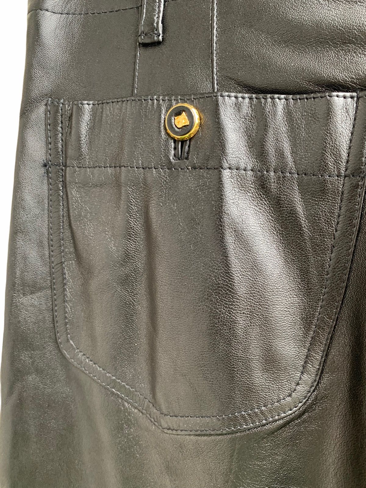 Genuine Leather Vintage Leather Valenza Po Sports Pants Size US 29 - 13 Thumbnail