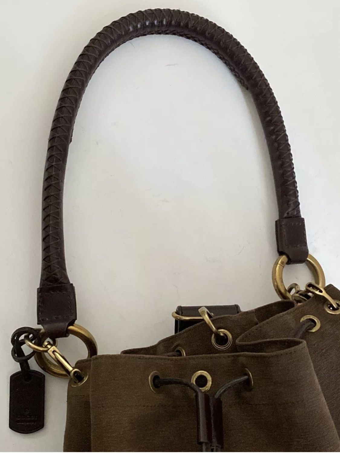 Gucci LARGE!! Vintage GUCCI Luggage Tom Ford era Size ONE SIZE - 11 Thumbnail
