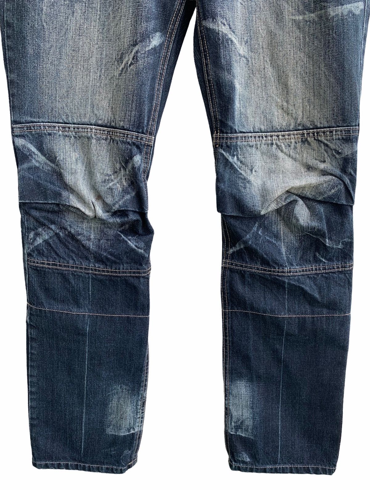 PPFM Japanese Brand PPFM Distressed Double Waist Jeans Size US 30 / EU 46 - 10 Thumbnail