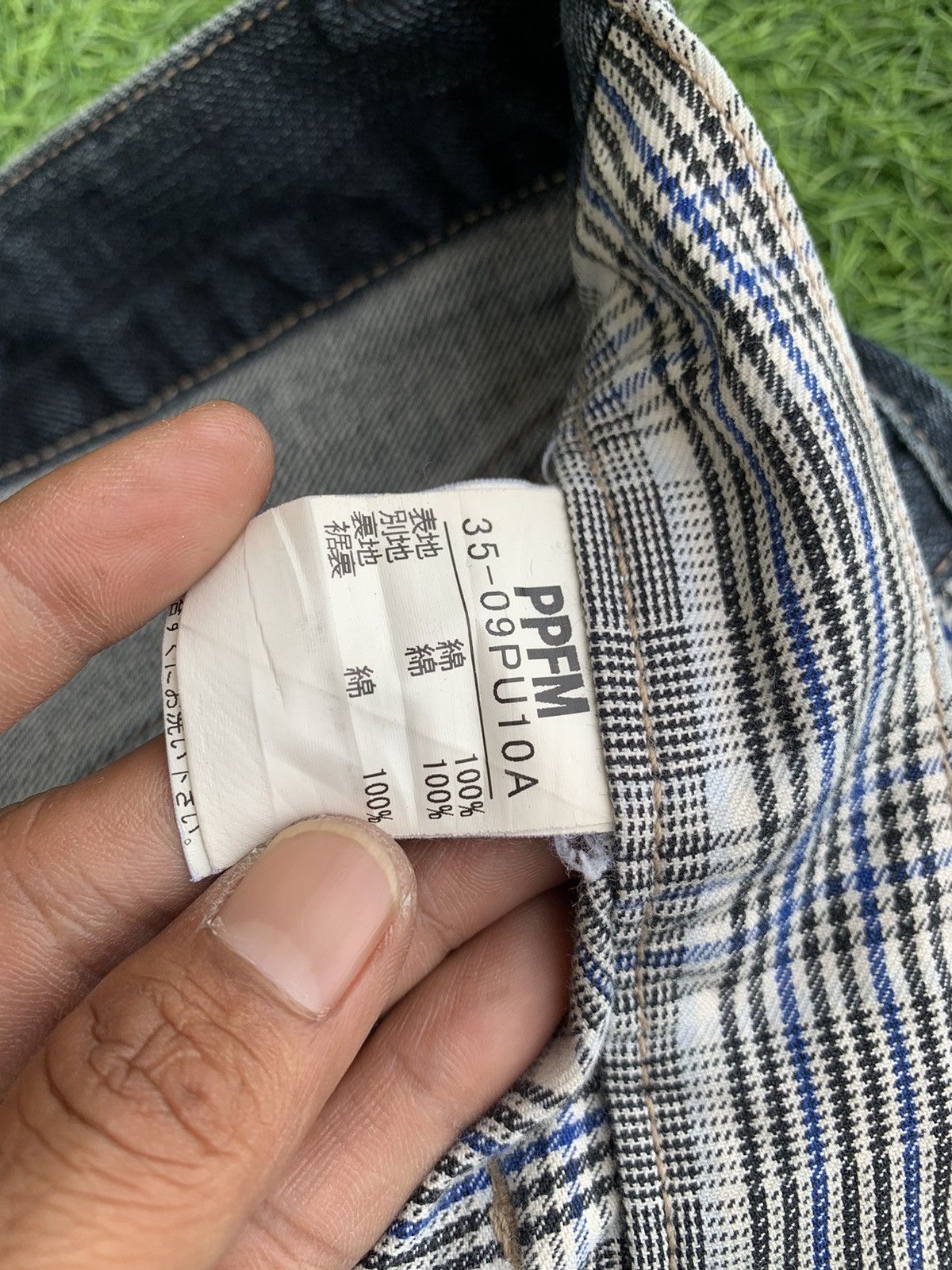 PPFM Japanese Brand PPFM Distressed Double Waist Jeans Size US 30 / EU 46 - 13 Thumbnail