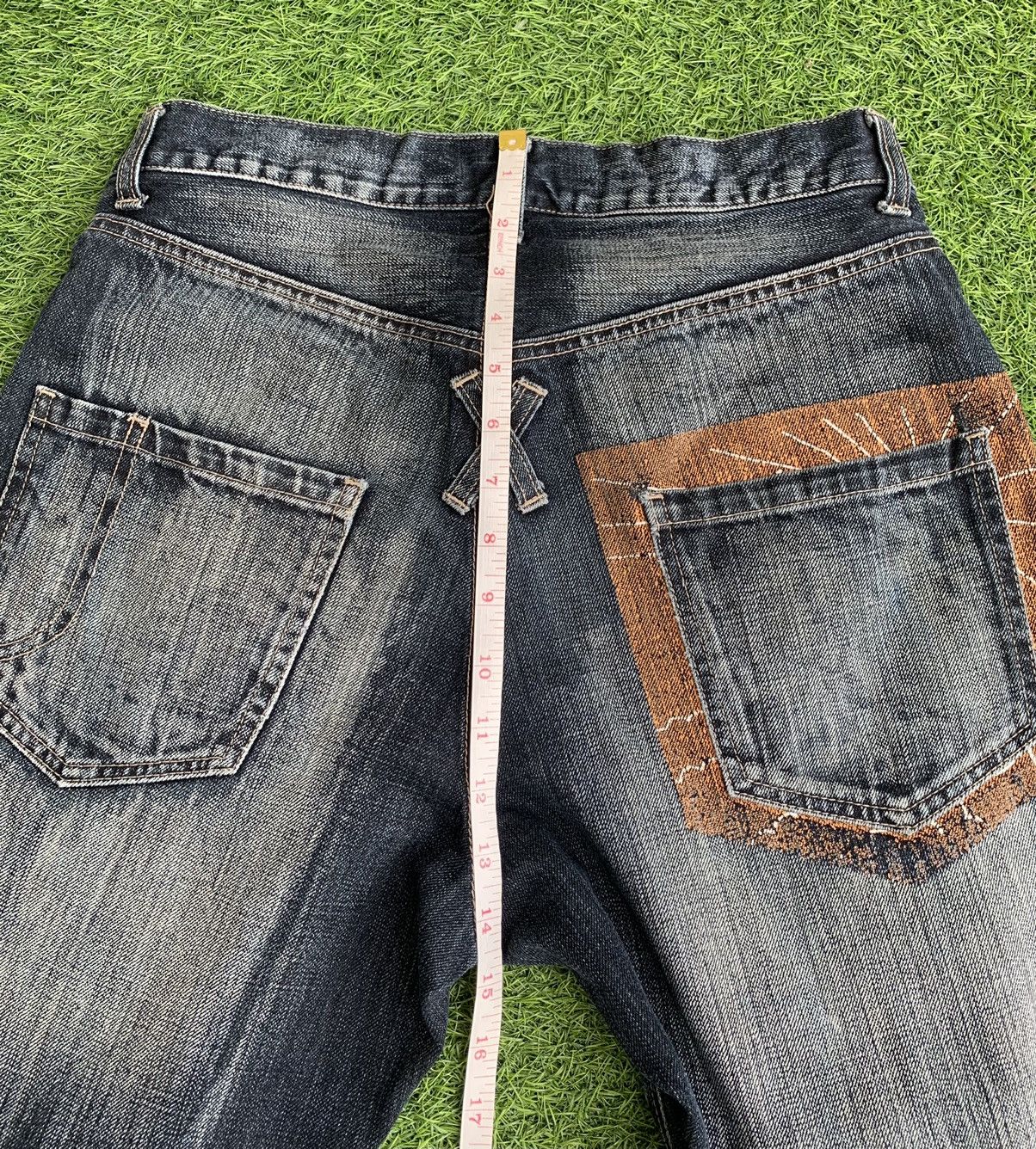 PPFM Japanese Brand PPFM Distressed Double Waist Jeans Size US 30 / EU 46 - 17 Thumbnail