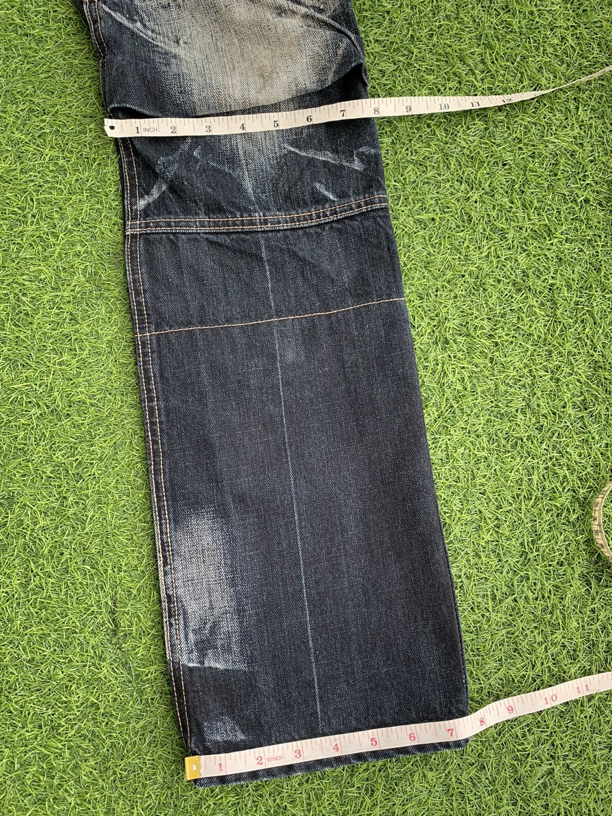 PPFM Japanese Brand PPFM Distressed Double Waist Jeans Size US 30 / EU 46 - 19 Thumbnail