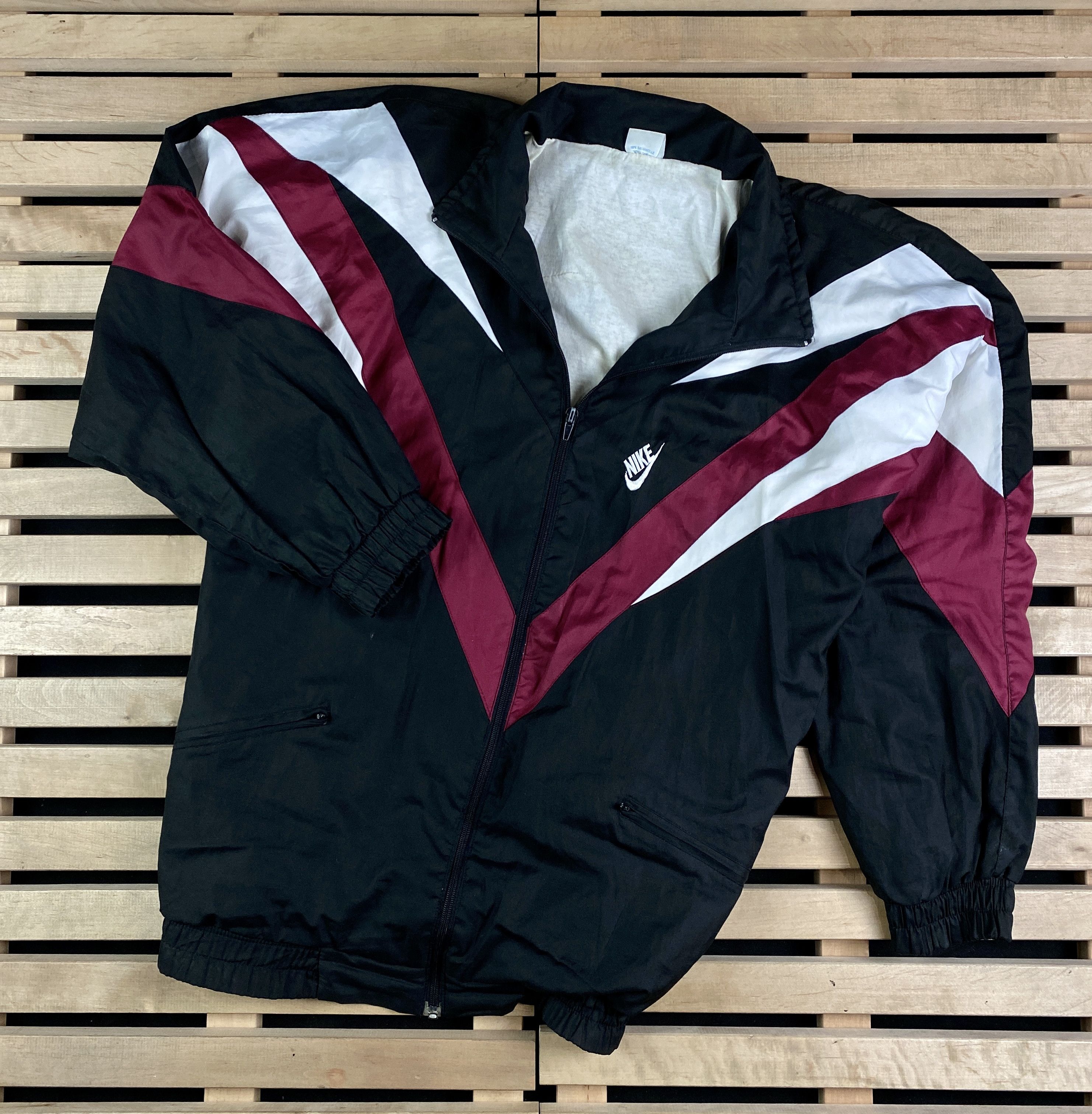 Nike × Vintage Mens Vintage Bomber Jacket Nike Swoosh Size XL Size US XL / EU 56 / 4 - 1 Thumbnail