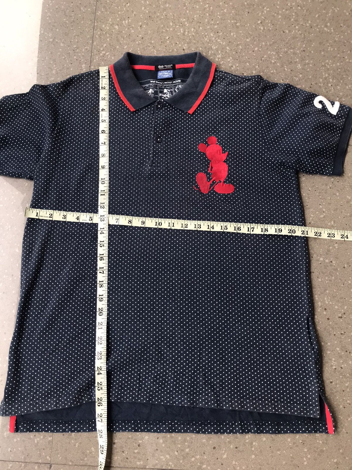 Disney Vintage Mickey Mouse X Beams Japan Polo Shirt Size US M / EU 48-50 / 2 - 6 Thumbnail