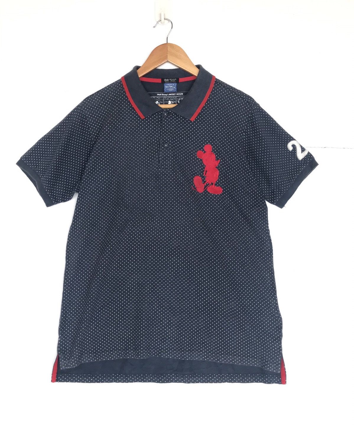 Disney Vintage Mickey Mouse X Beams Japan Polo Shirt Size US M / EU 48-50 / 2 - 1 Thumbnail
