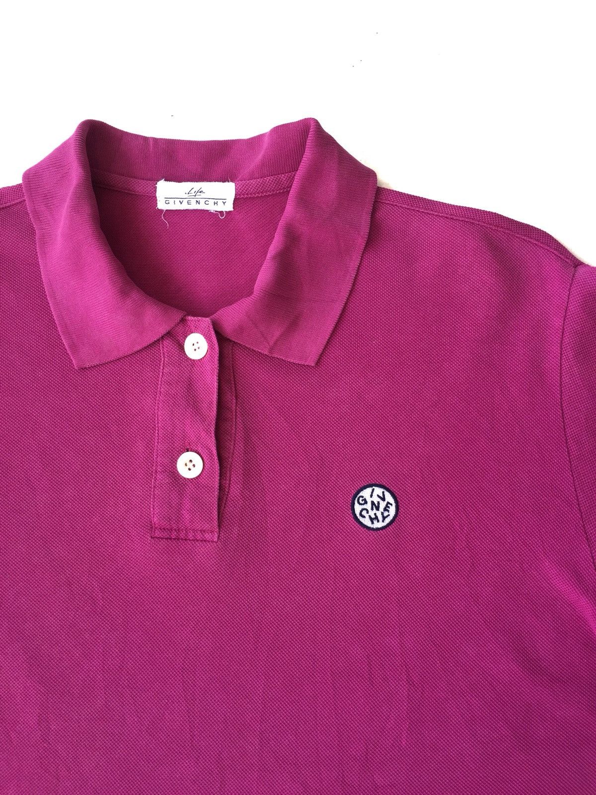 Givenchy GRAIL🔥Givenchy Trademark Logo Magenta Polos Shirt Size US S / EU 44-46 / 1 - 1 Thumbnail