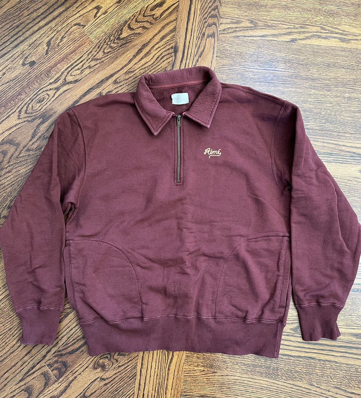 Aime Leon Dore Aime Leon Dore Chain Stitch Quarter Zip Sweater Size US L / EU 52-54 / 3 - 2 Thumbnail