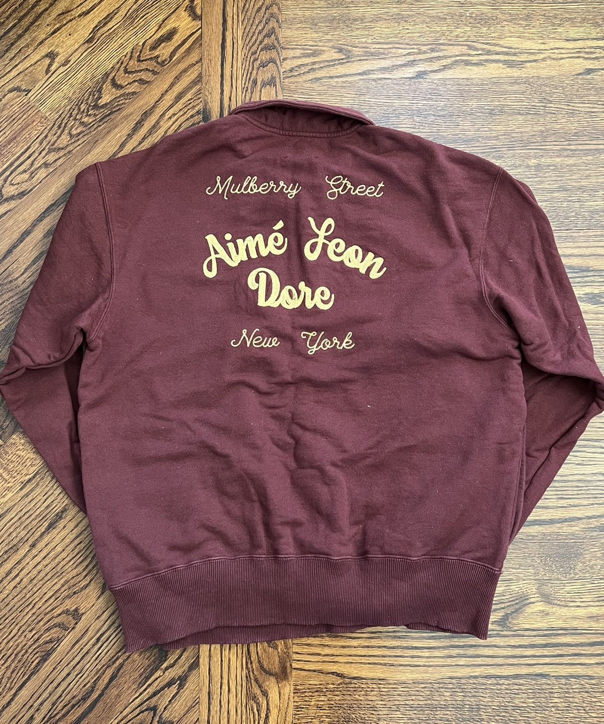 Aime Leon Dore Aime Leon Dore Chain Stitch Quarter Zip Sweater Size US L / EU 52-54 / 3 - 3 Thumbnail