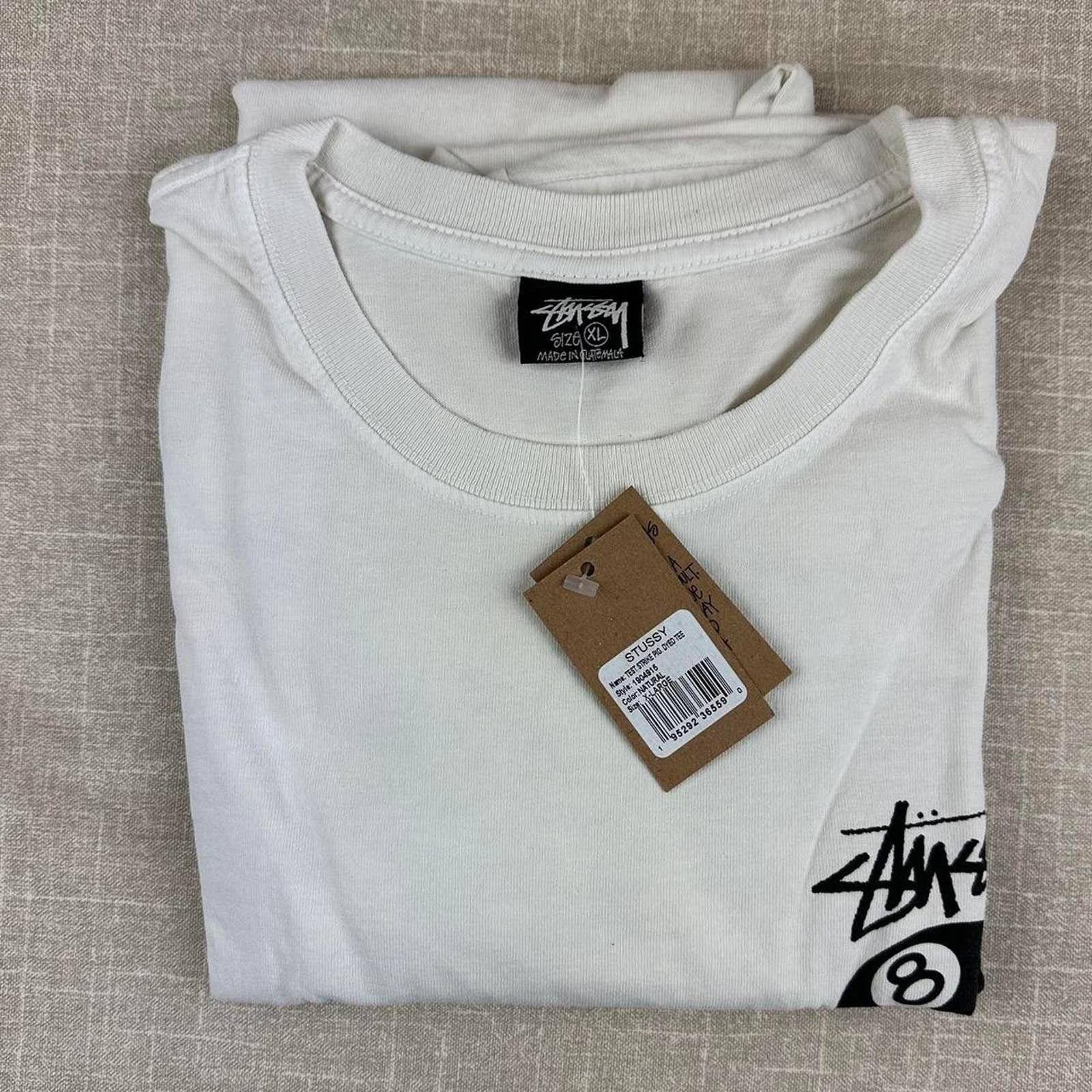 Stussy Stussy Test Strike Pigment Dyed T Shirt Natural | Grailed Stussy Stussy Test Strike Pigment Dyed T Shirt Natural | Grailed