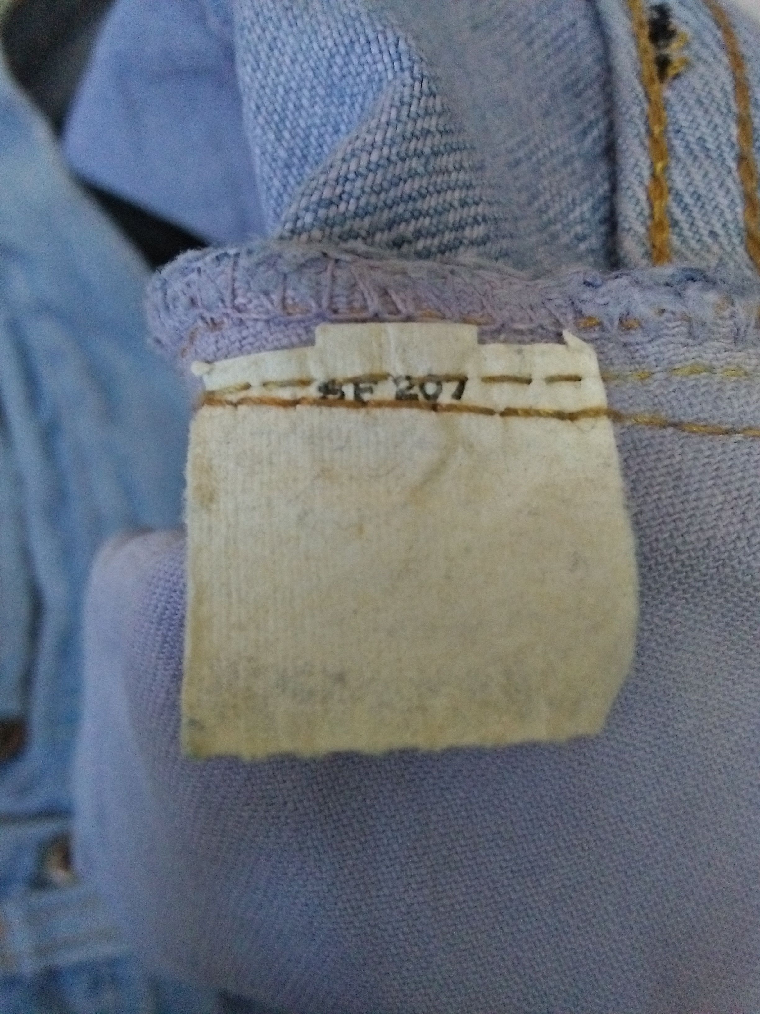 Levi's 70s LEVIS 501 DENIM SELVEDGE SINGLE STITCH #6 (A837) w34 Size US 34 / EU 50 - 7 Thumbnail