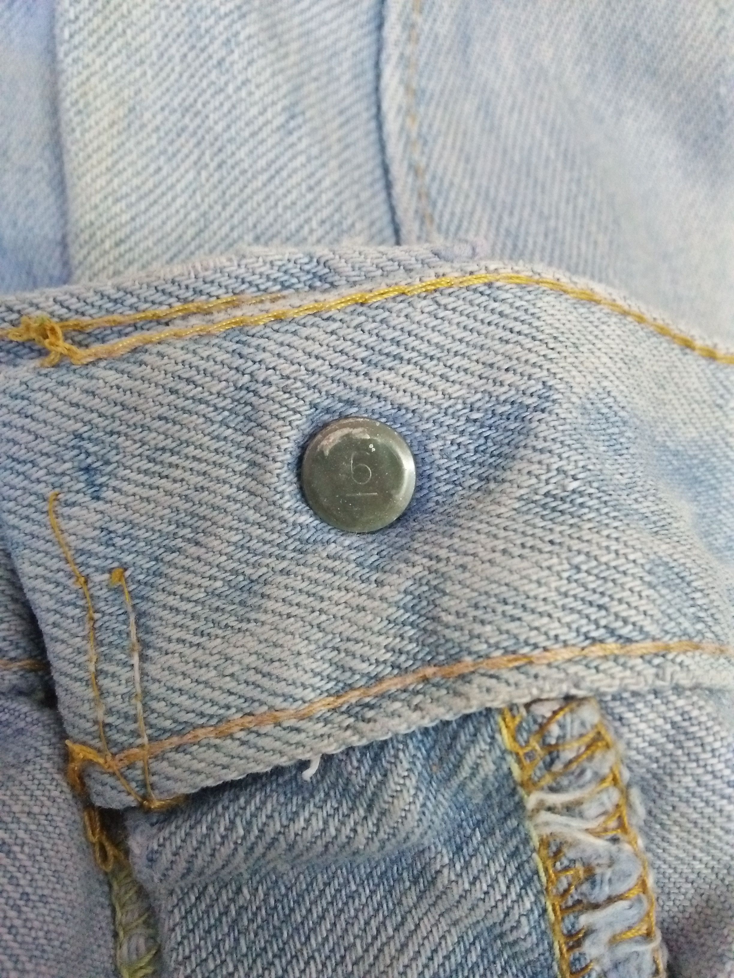 Levi's 70s LEVIS 501 DENIM SELVEDGE SINGLE STITCH #6 (A837) w34 Size US 34 / EU 50 - 10 Thumbnail