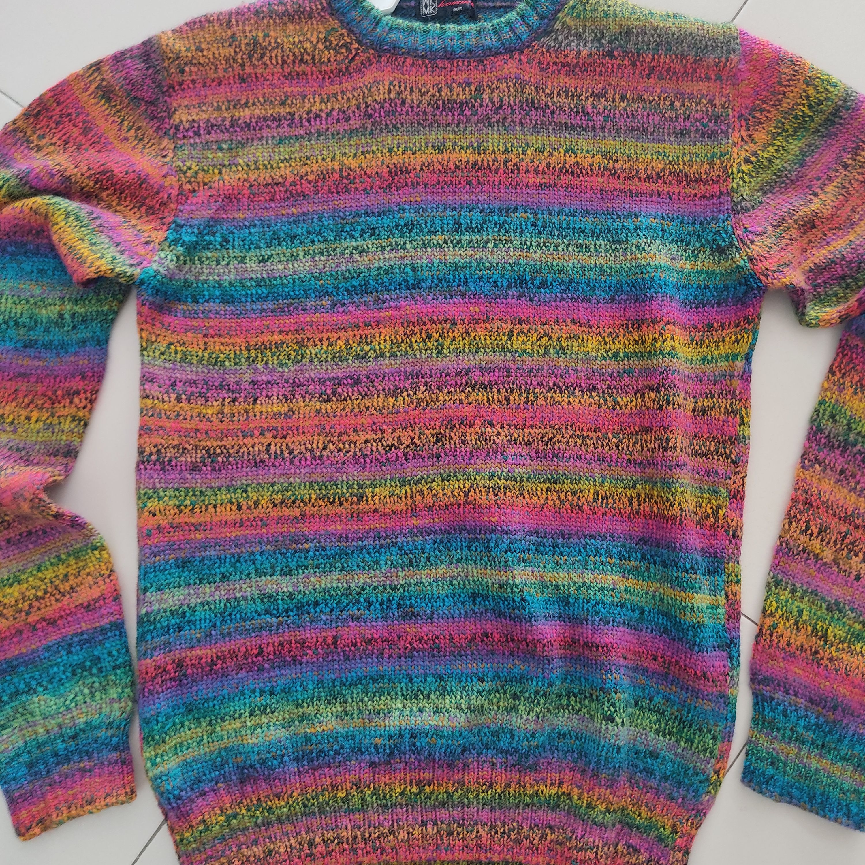Michel Klein × Rainbow Michel Klein Rainbow Knitwear Jumper Size US M / EU 48-50 / 2 - 6 Thumbnail