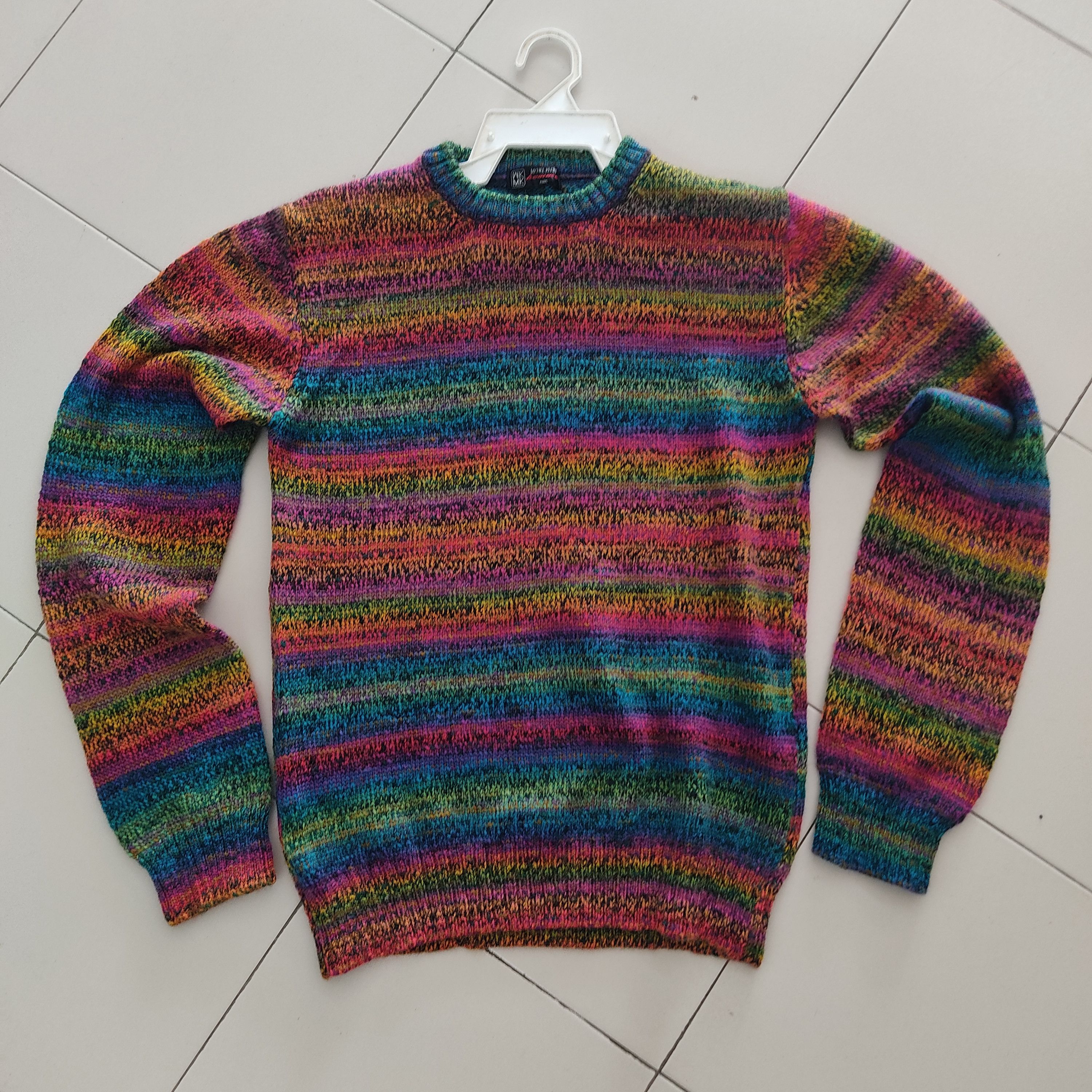 Michel Klein × Rainbow Michel Klein Rainbow Knitwear Jumper Size US M / EU 48-50 / 2 - 2 Thumbnail