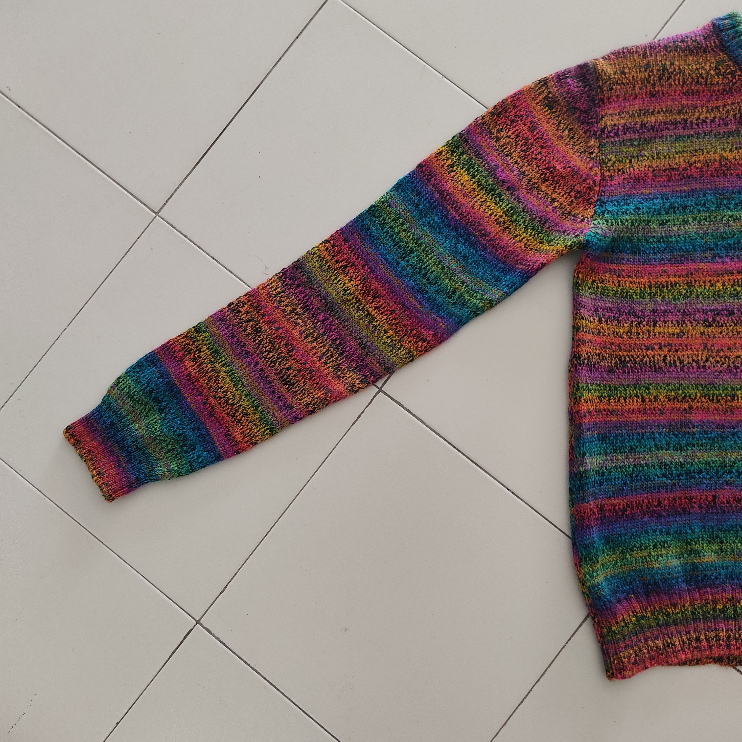 Michel Klein × Rainbow Michel Klein Rainbow Knitwear Jumper Size US M / EU 48-50 / 2 - 7 Thumbnail