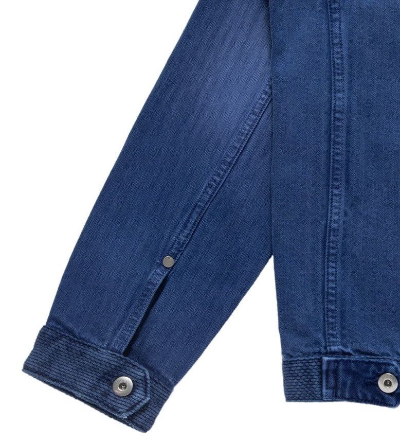 Samuel Zelig type ii sashiko herringbone denim jacket Size US S / EU 44-46 / 1 - 5 Thumbnail