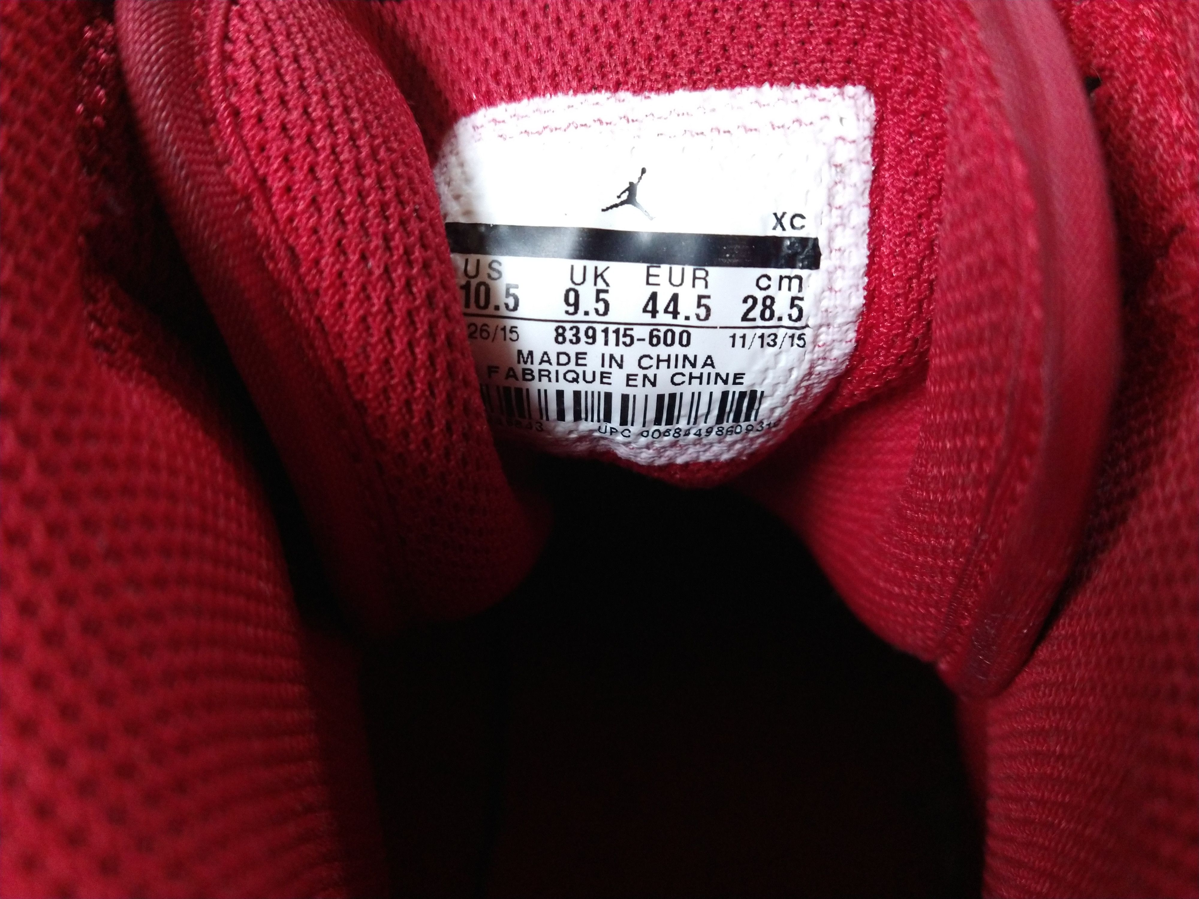 Jordan Brand Nike Air Jordan 1 Retro High Red Elephant 10.5 839115-600 Size US 10.5 / EU 43-44 - 11 Thumbnail
