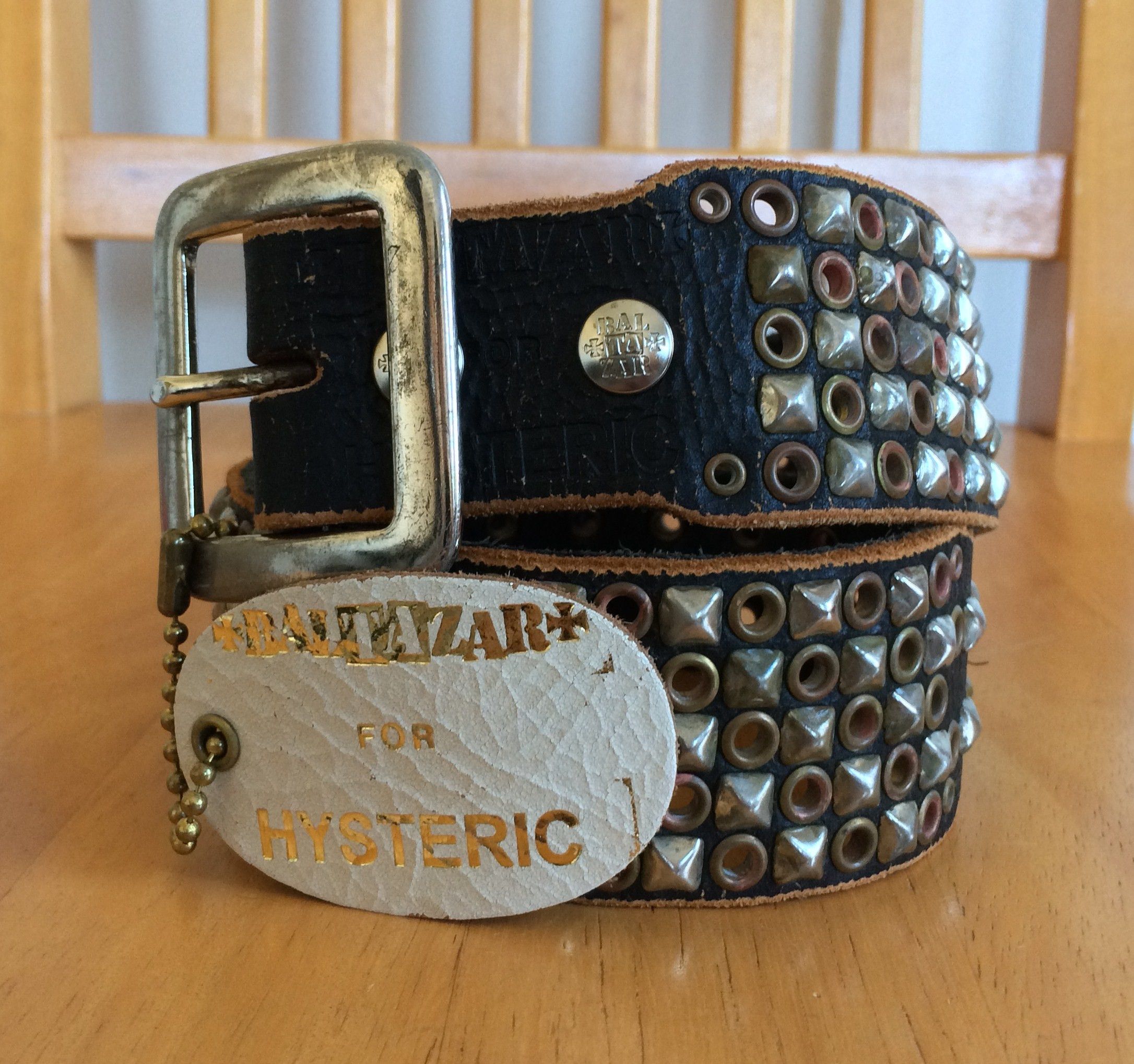 Hysteric Glamour Hysteric Glamour x Baltazar Studded Leather Belt