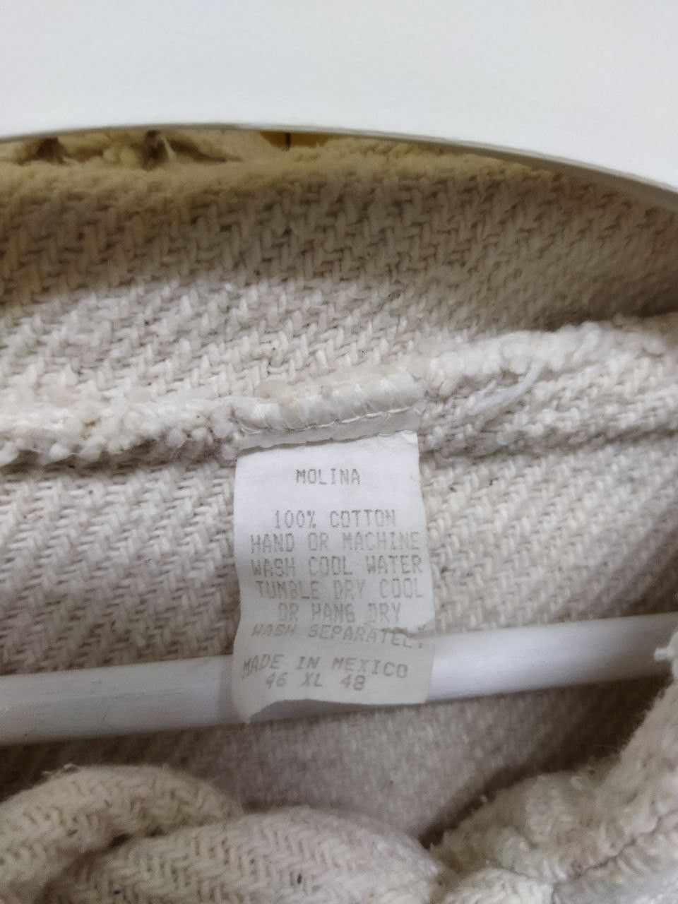 Vintage Vintage MOLINA Surfer Knit Mexican Hoodie Size US XL / EU 56 / 4 - 7 Thumbnail