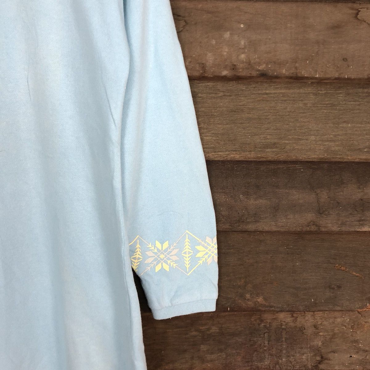Japanese Brand × Kansai Yamamoto Kansai Yamamoto Femme Blue Sweatshirt #3695 Size M / US 6-8 / IT 42-44 - 4 Thumbnail