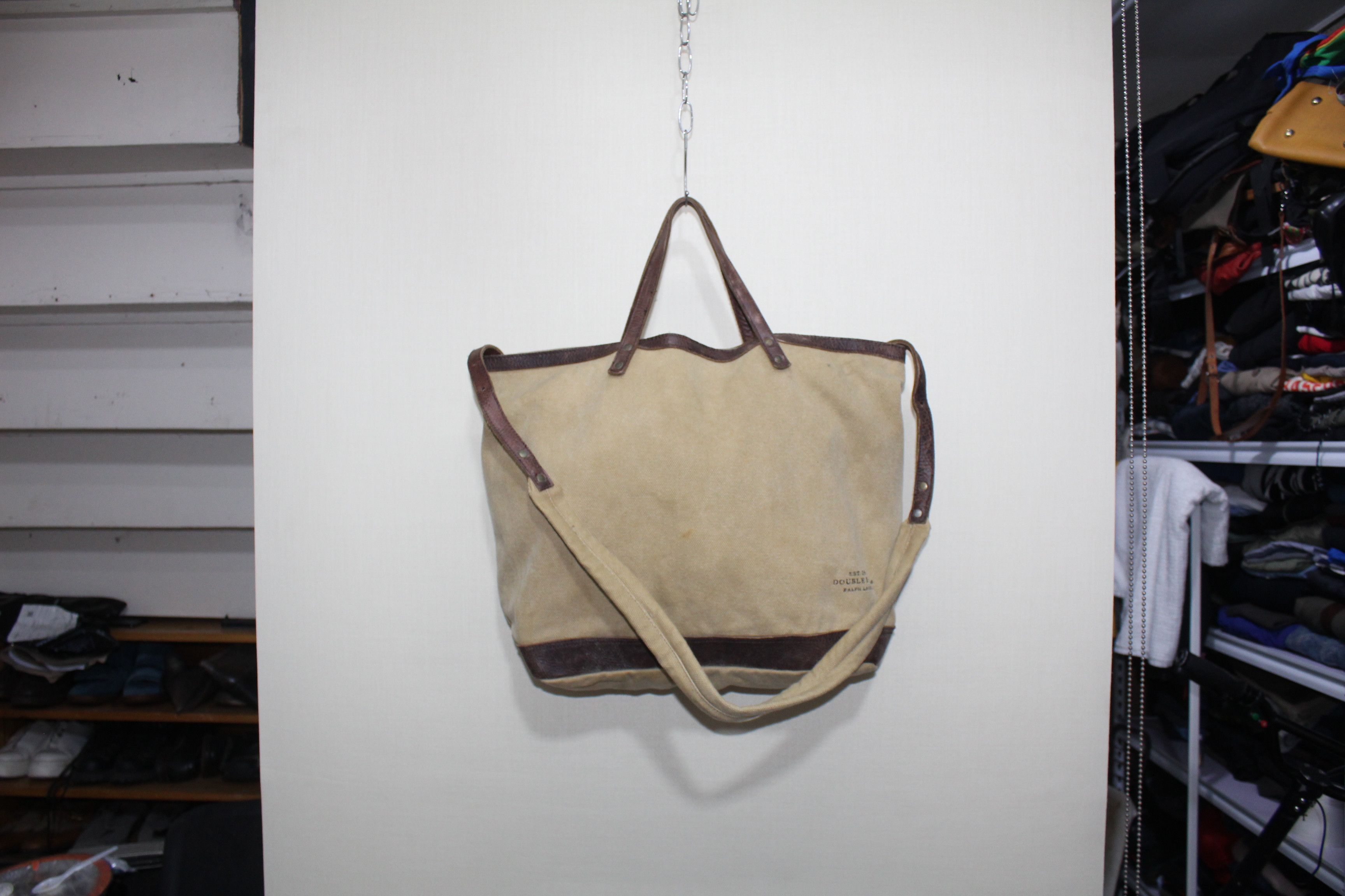 image of Rrl Ralph Lauren Rrl Sling Tote in Brown, Men's