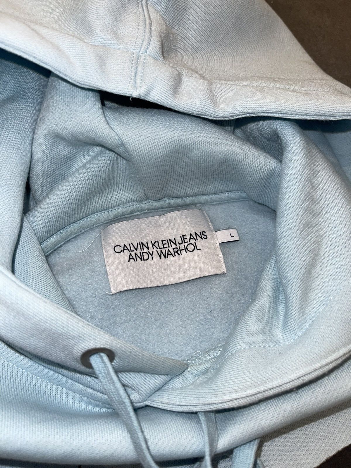 Calvin Klein 205W39NYC Calvin Klein X Andy Warhol Horse Print Baby Blue Hoodie Size US L / EU 52-54 / 3 - 16 Thumbnail