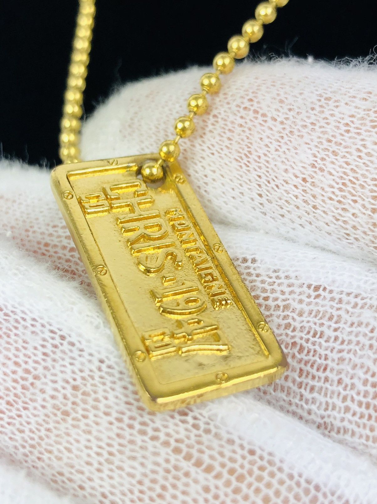 Dior Dior CD plate necklace Size ONE SIZE - 2 Thumbnail