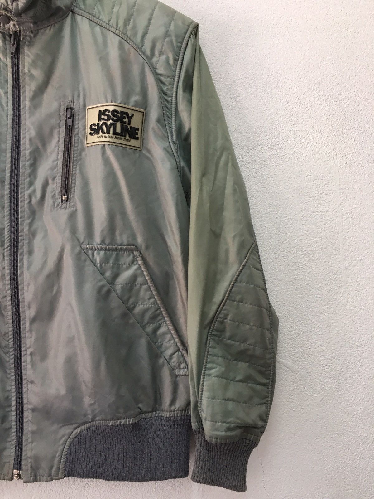 Issey Miyake Vintage Issey miyake skyline bomber jacket Size US M / EU 48-50 / 2 - 2 Thumbnail