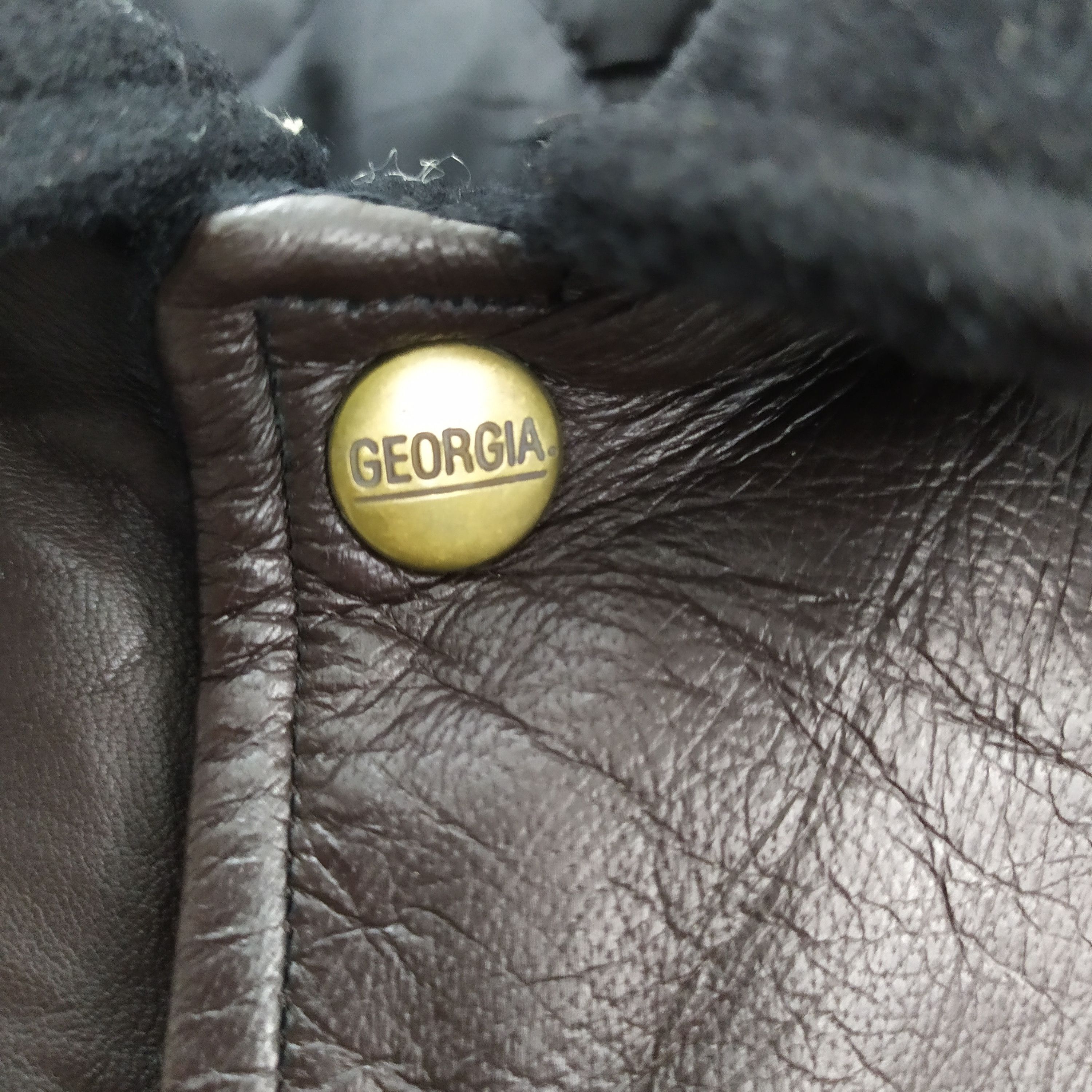 George GEORGIA ENJOY QUALITY COFFEE WOOL VARSITY JACKET Size US L / EU 52-54 / 3 - 5 Thumbnail