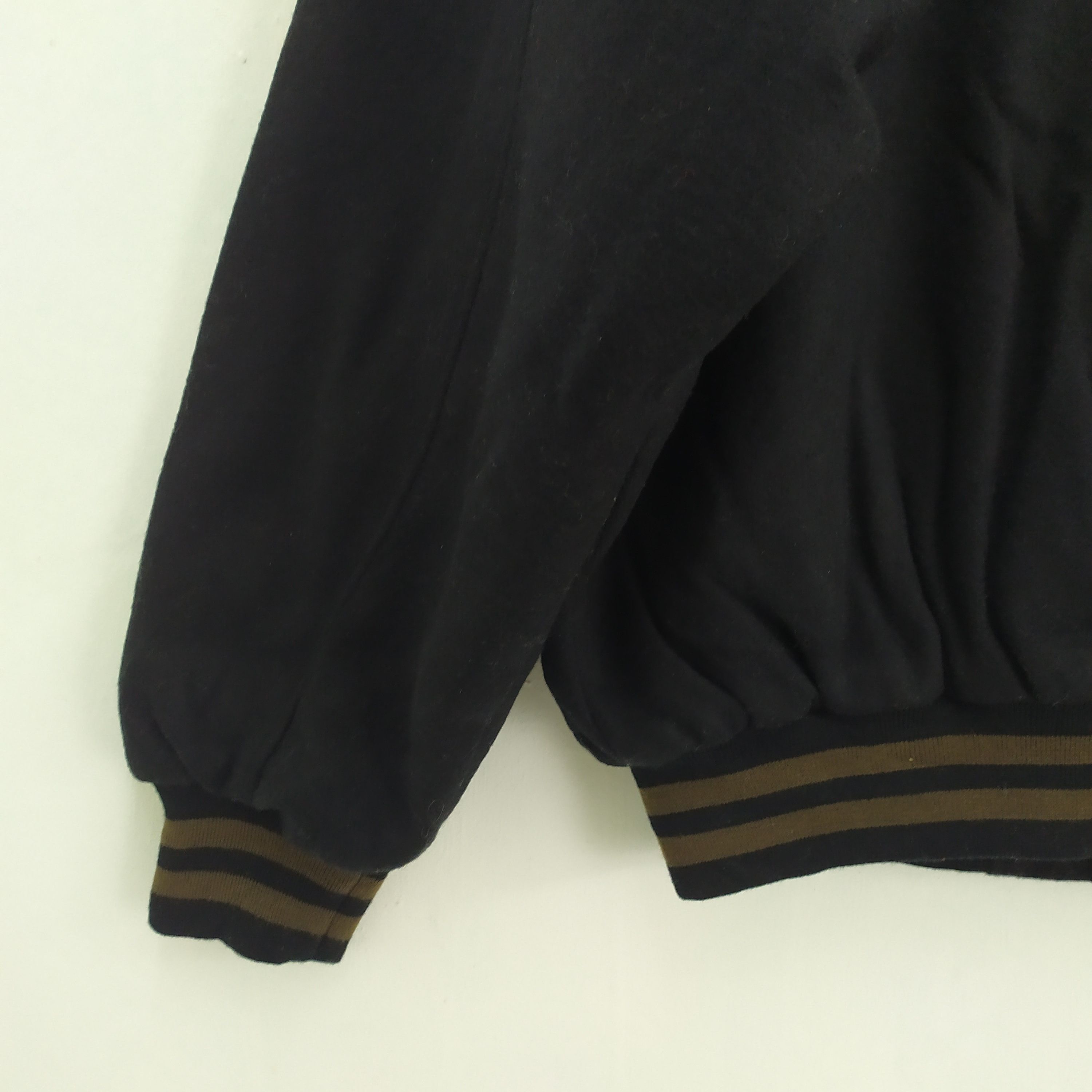 George GEORGIA ENJOY QUALITY COFFEE WOOL VARSITY JACKET Size US L / EU 52-54 / 3 - 8 Thumbnail