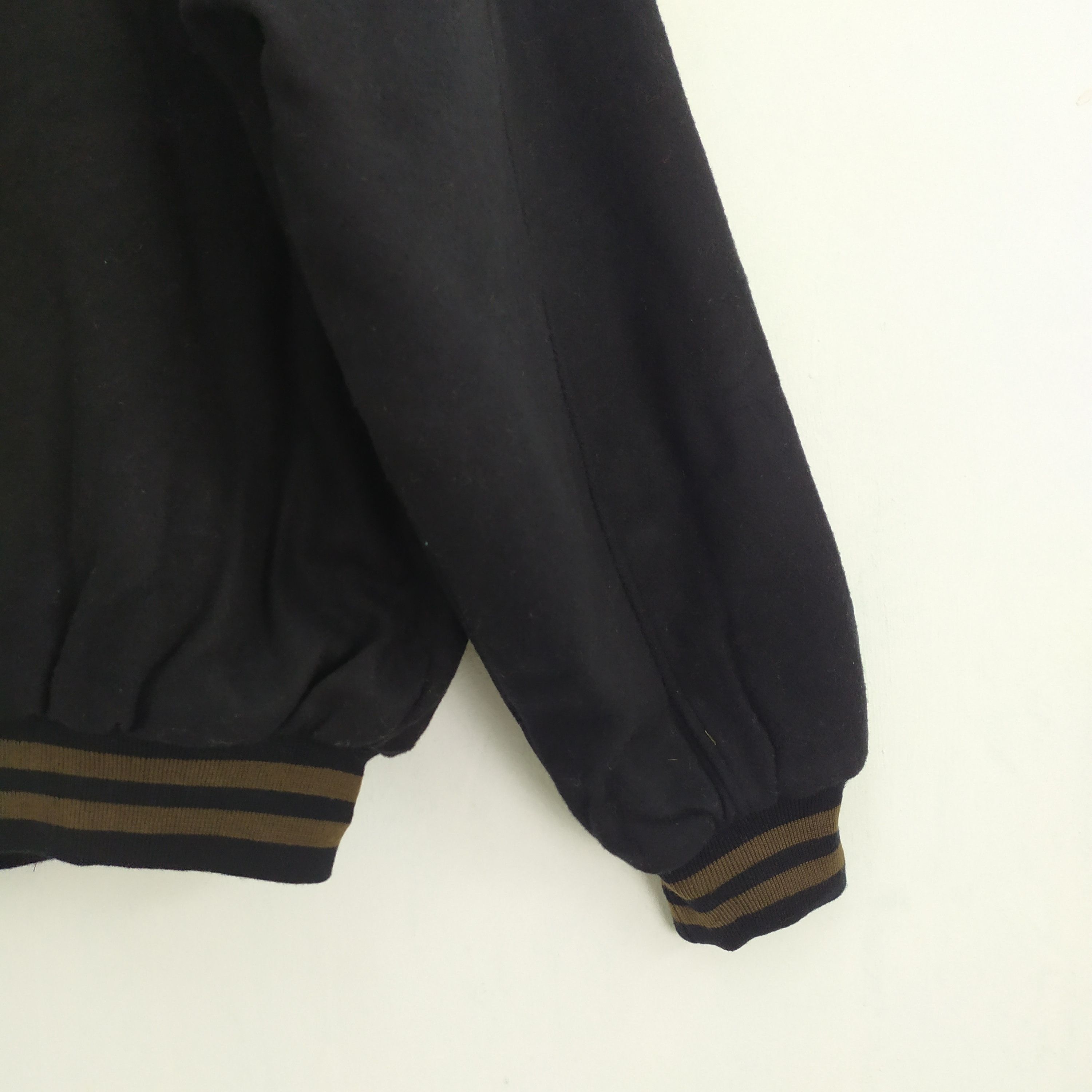 George GEORGIA ENJOY QUALITY COFFEE WOOL VARSITY JACKET Size US L / EU 52-54 / 3 - 9 Thumbnail