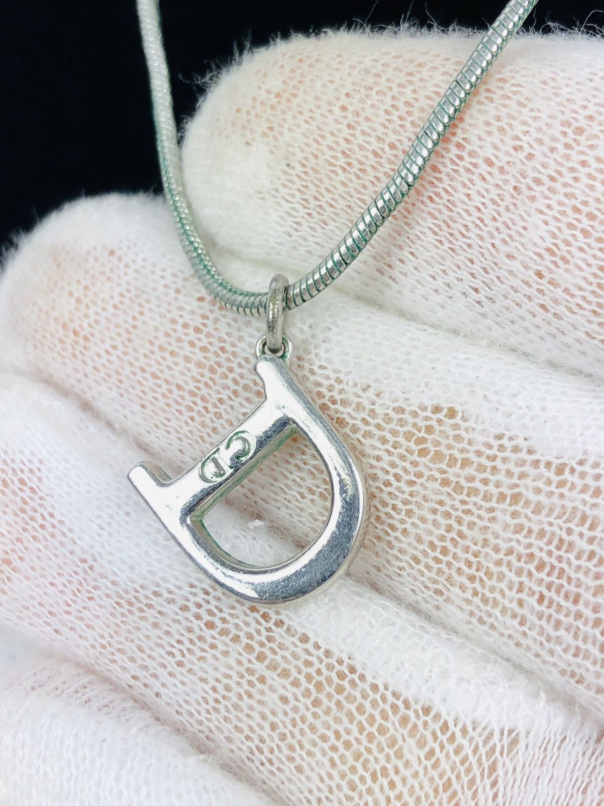 Dior D logo necklace Size ONE SIZE - 2 Thumbnail