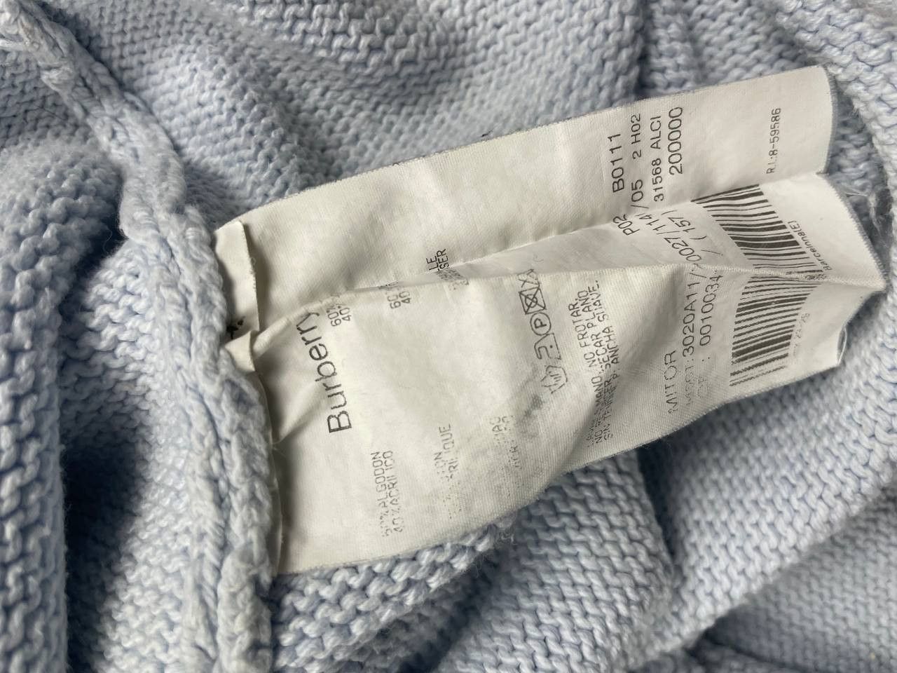 Burberry × Vintage Burberry Vintage Knitwear Sweater Size US M / EU 48-50 / 2 - 4 Thumbnail