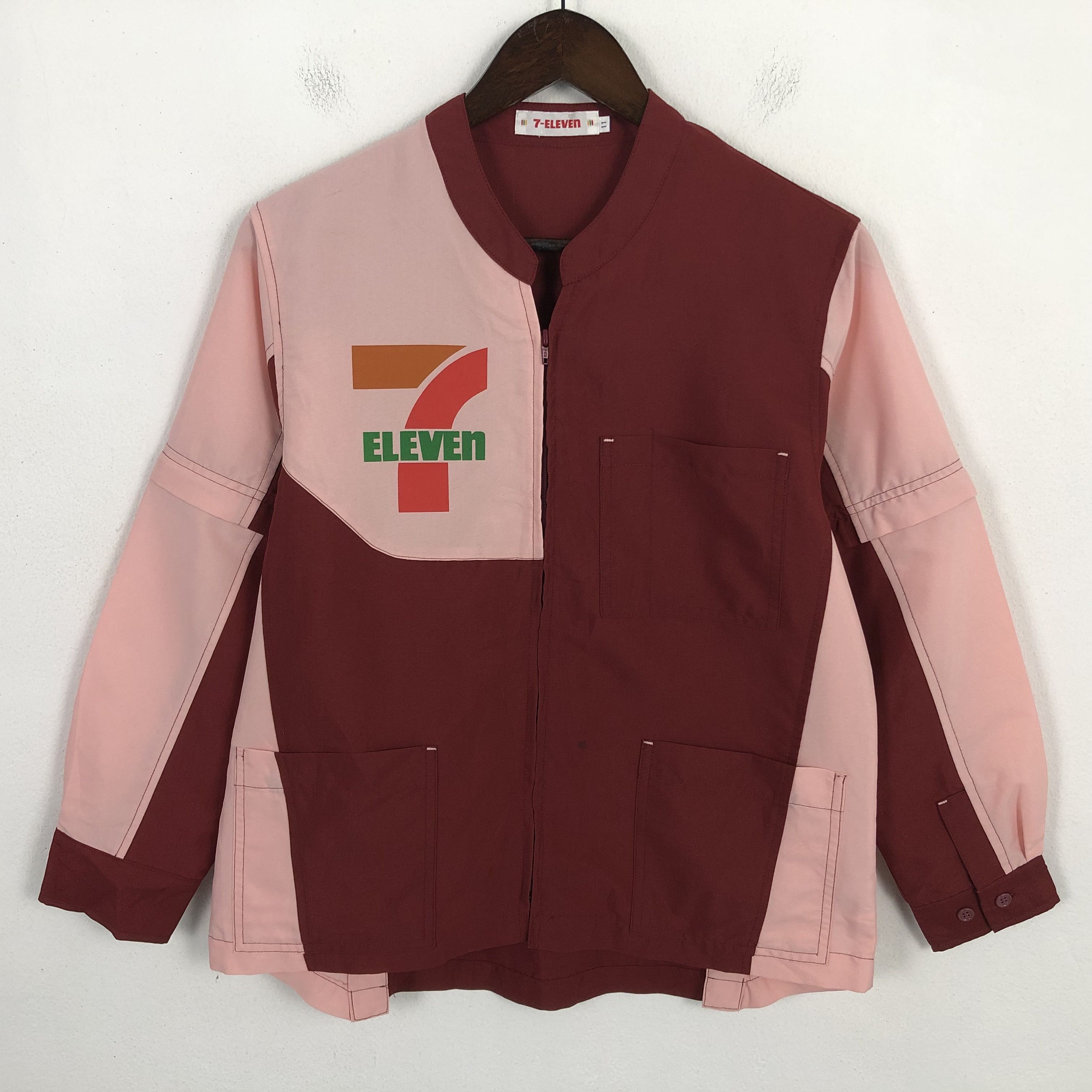 Japanese Brand × Vintage Vintage 7 Eleven Worker Japanese Jacket Size US S / EU 44-46 / 1 - 1 Thumbnail