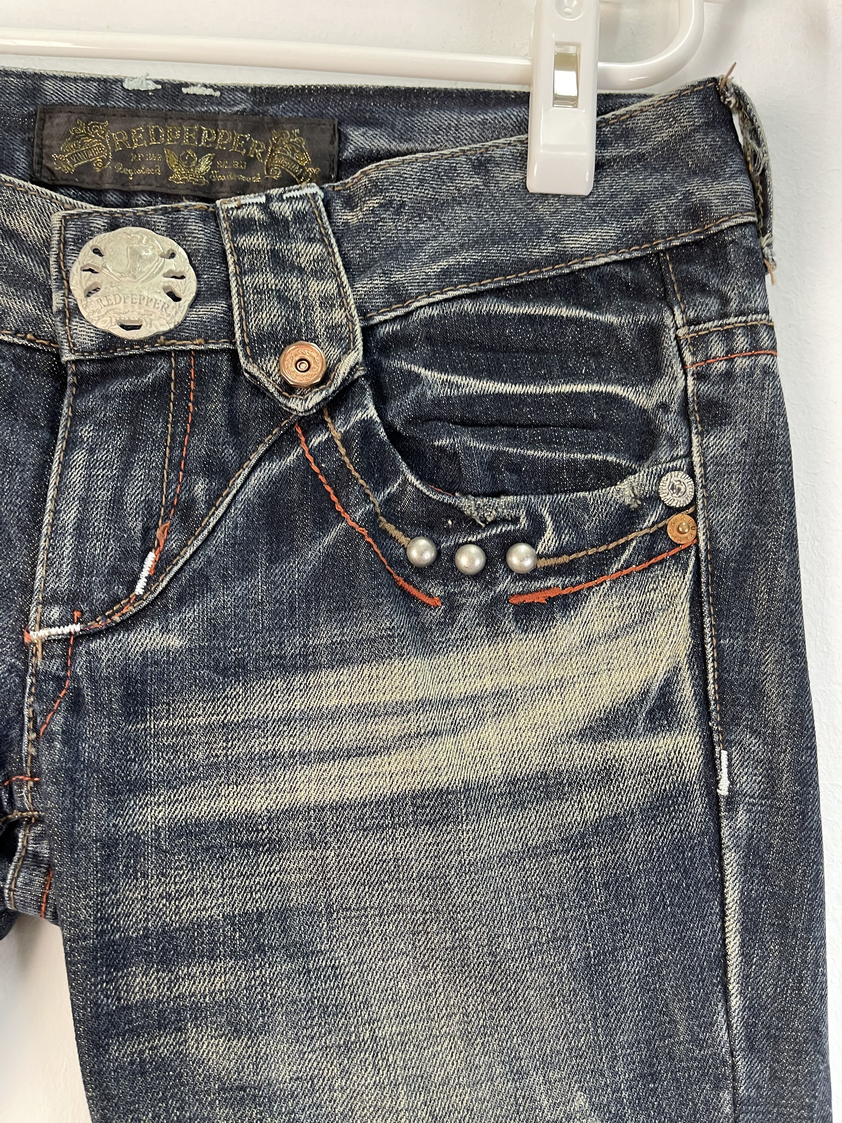 Japanese Brand × Vintage Vintage Red Pepper Special Design Denim Size US 31 - 22 Thumbnail