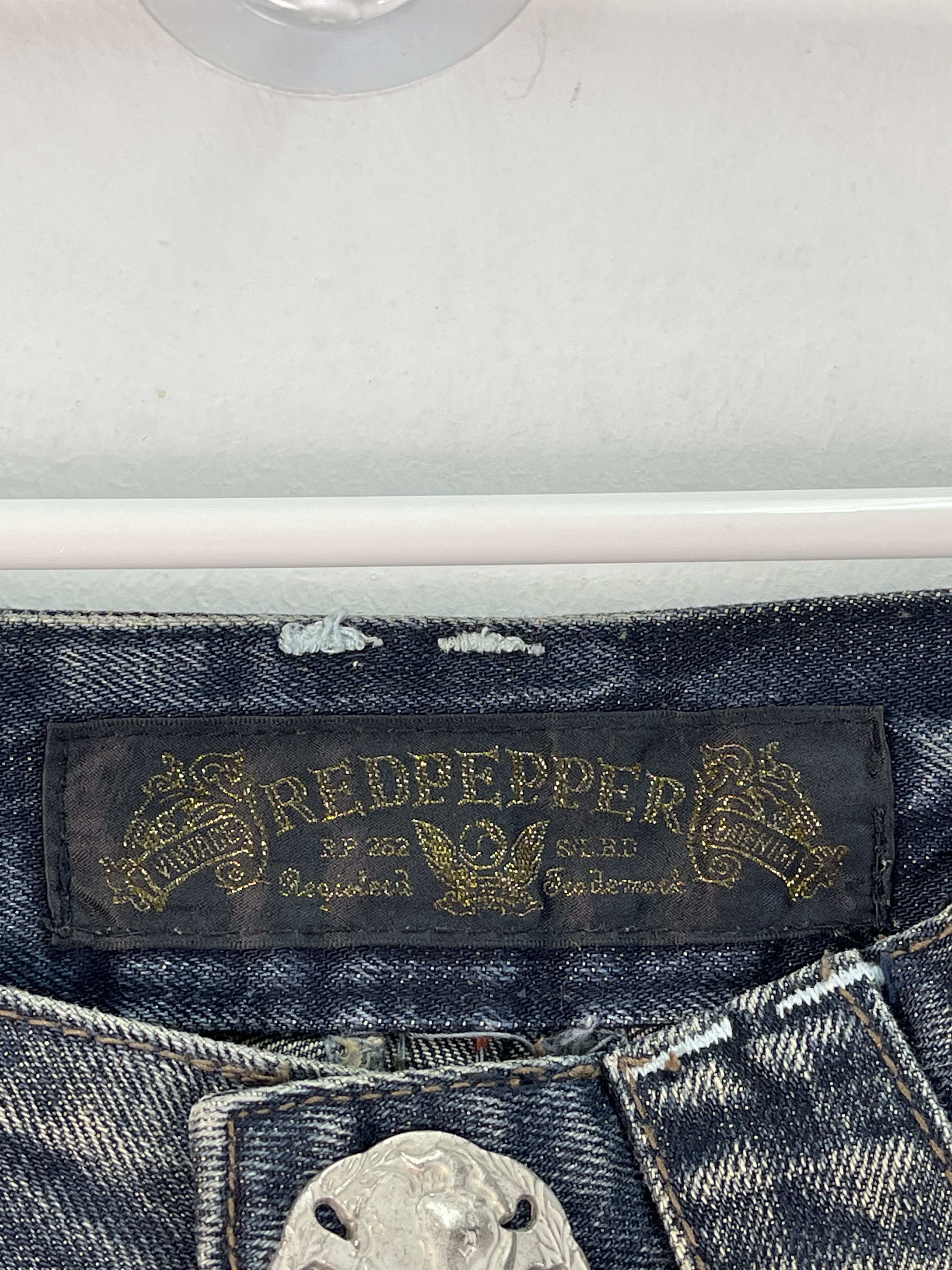Japanese Brand × Vintage Vintage Red Pepper Special Design Denim Size US 31 - 16 Thumbnail