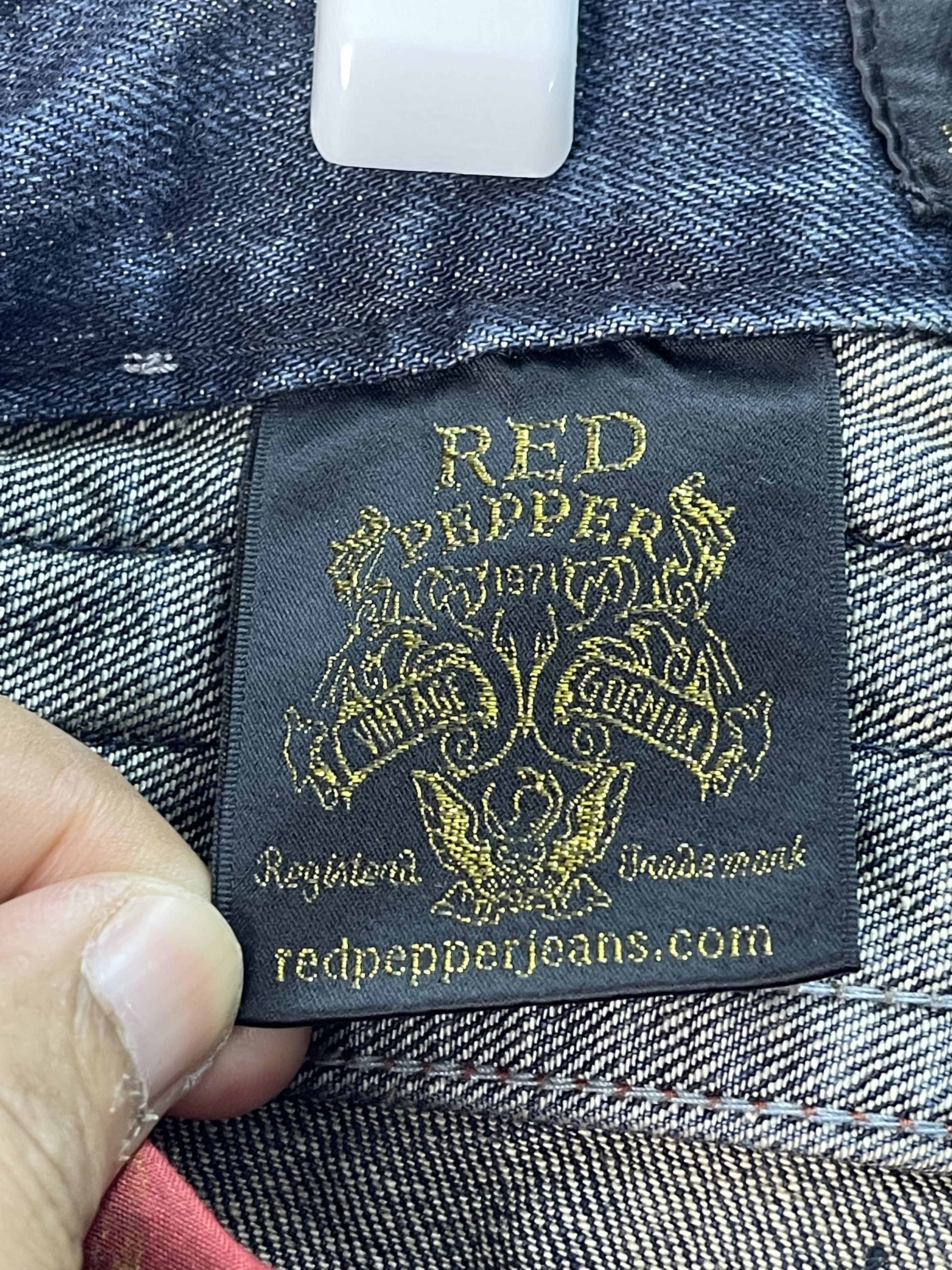 Japanese Brand × Vintage Vintage Red Pepper Special Design Denim Size US 31 - 9 Thumbnail