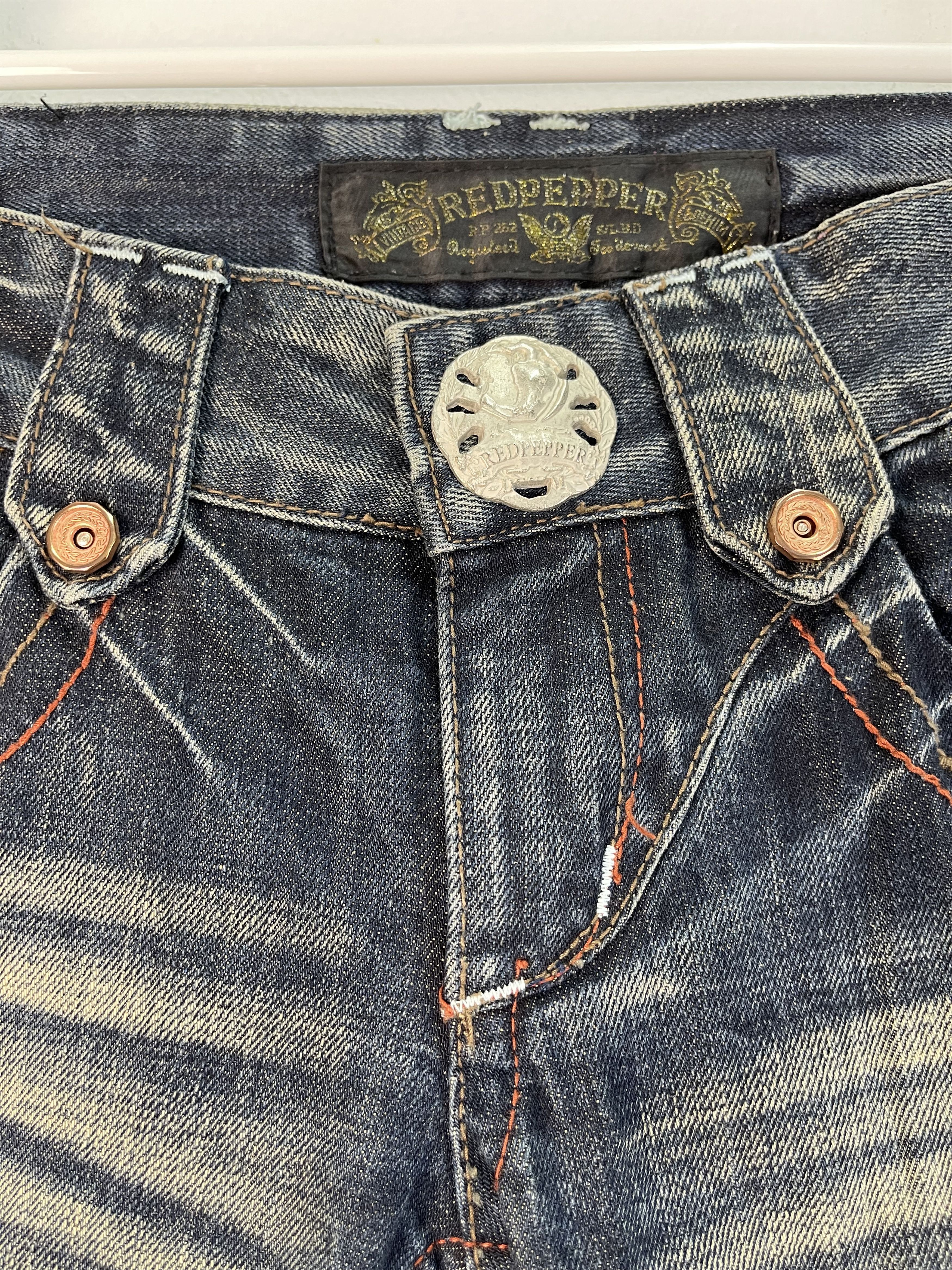 Japanese Brand × Vintage Vintage Red Pepper Special Design Denim Size US 31 - 20 Thumbnail