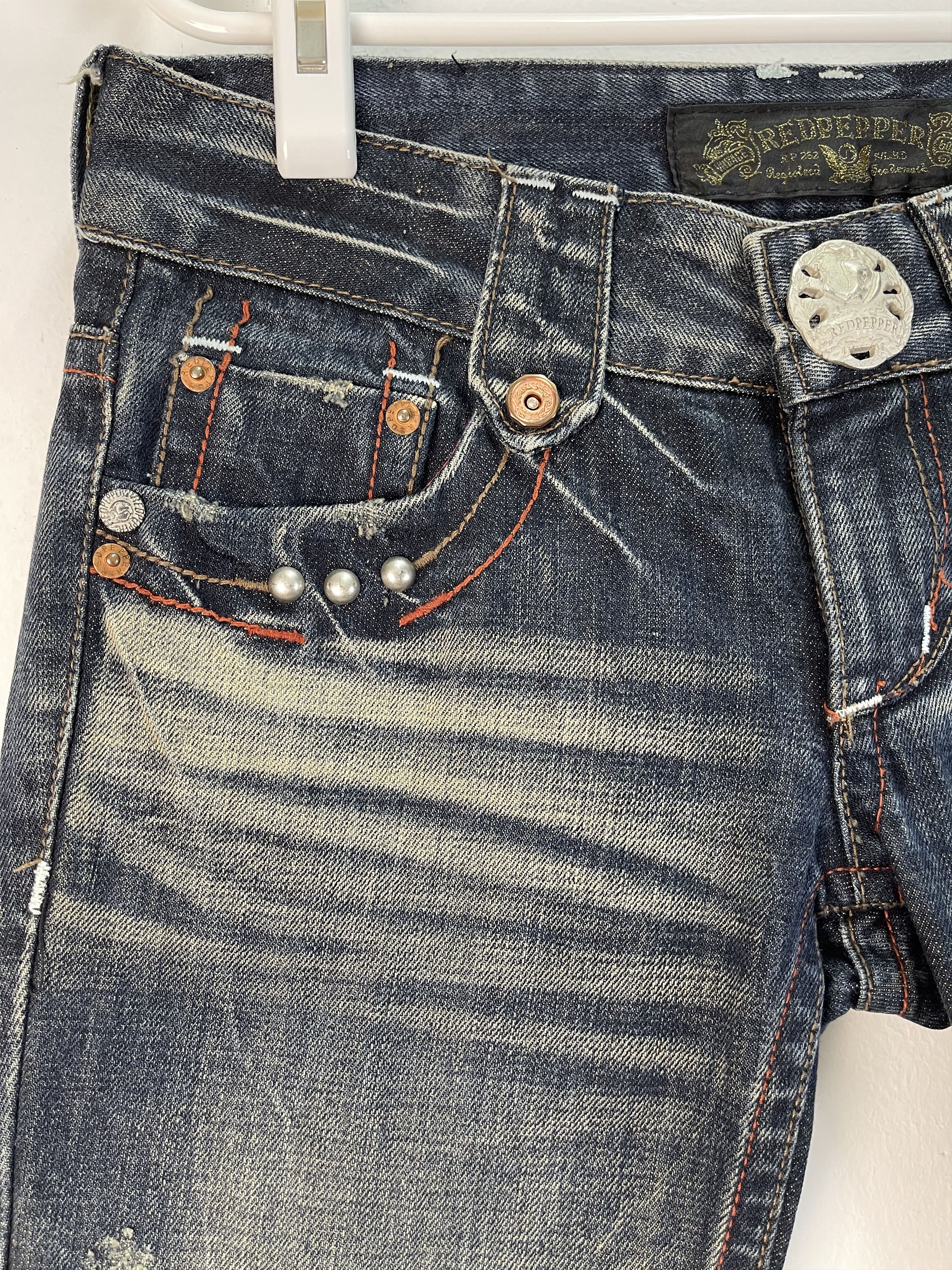 Japanese Brand × Vintage Vintage Red Pepper Special Design Denim Size US 31 - 21 Thumbnail