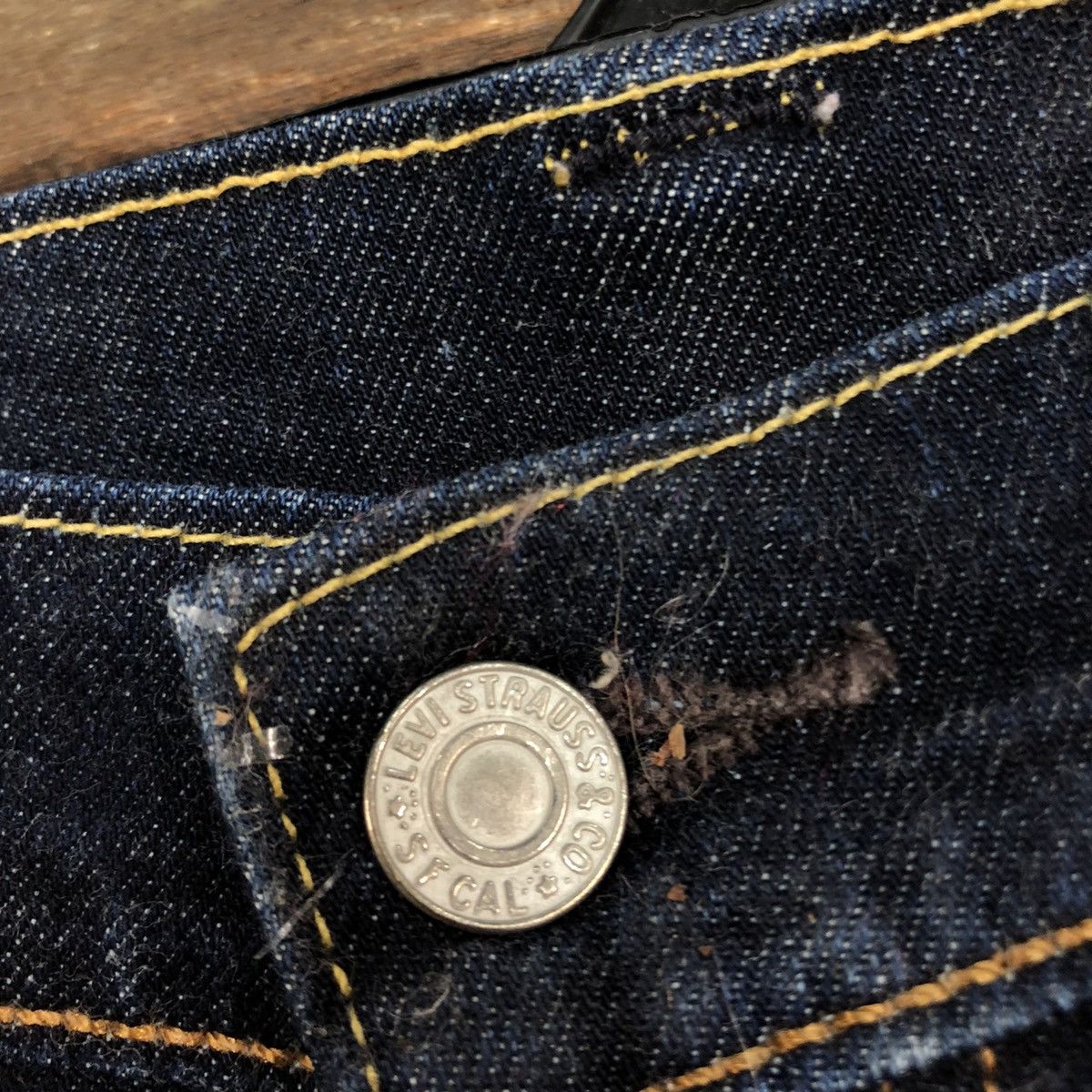 Levi's Levis Strauss Blue Denim Jeans Pants #3825 Size US 30 / EU 46 - 5 Thumbnail