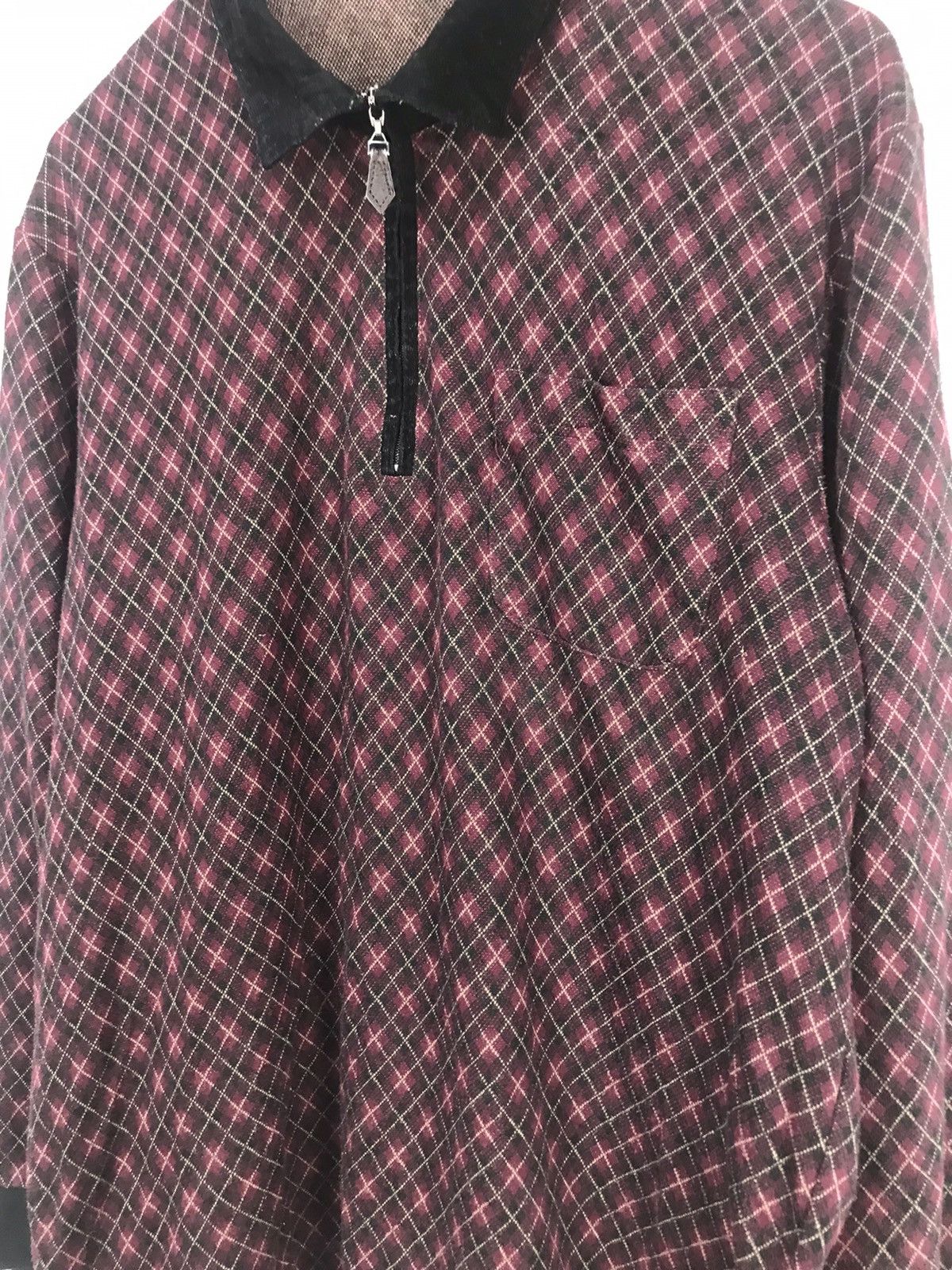 Japanese Brand × Kansai Yamamoto Kansai Yamamoto half zipper long sleeve shirt Size US M / EU 48-50 / 2 - 3 Thumbnail